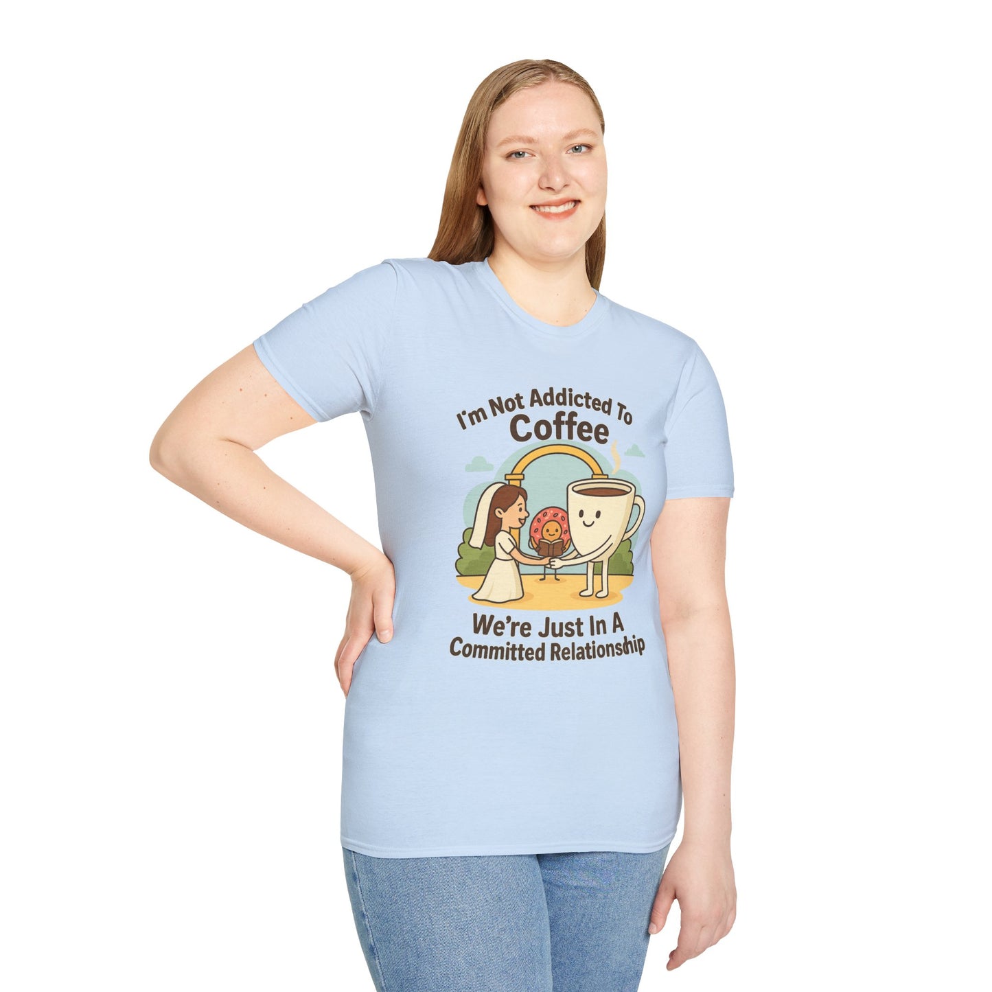 Coffee Lover's Unisex T-Shirt, Funny Coffee Tee, Cute Relationship Shirt, Gift for Caffeine Addicts, Perfect for Birthdays
