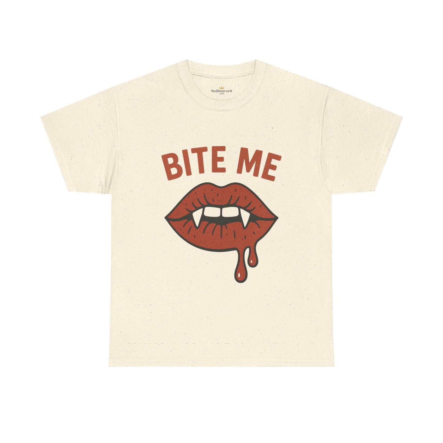 Bite Me Graphic Tee | Unisex Cotton Shirt, Halloween Apparel, Funny T-Shirt, Gothic Style, Trendy Graphic Tee