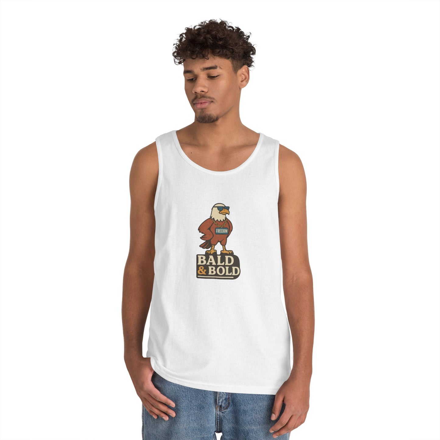Bald & Bold | Patriotic Eagle Freedom Tank
