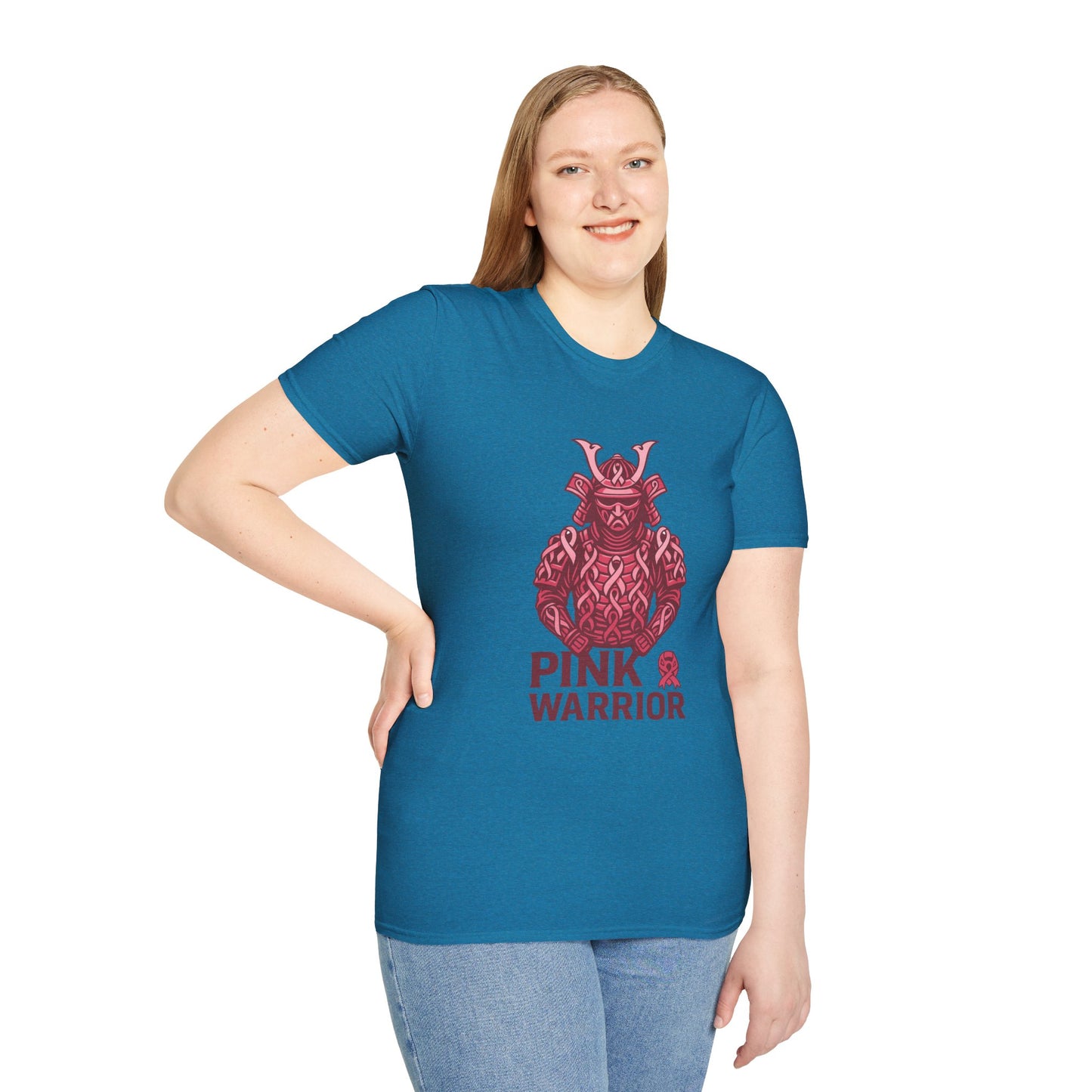 Pink Warrior Samurai T-Shirt | Breast Cancer Awareness Shirt for Fighters and Supporters