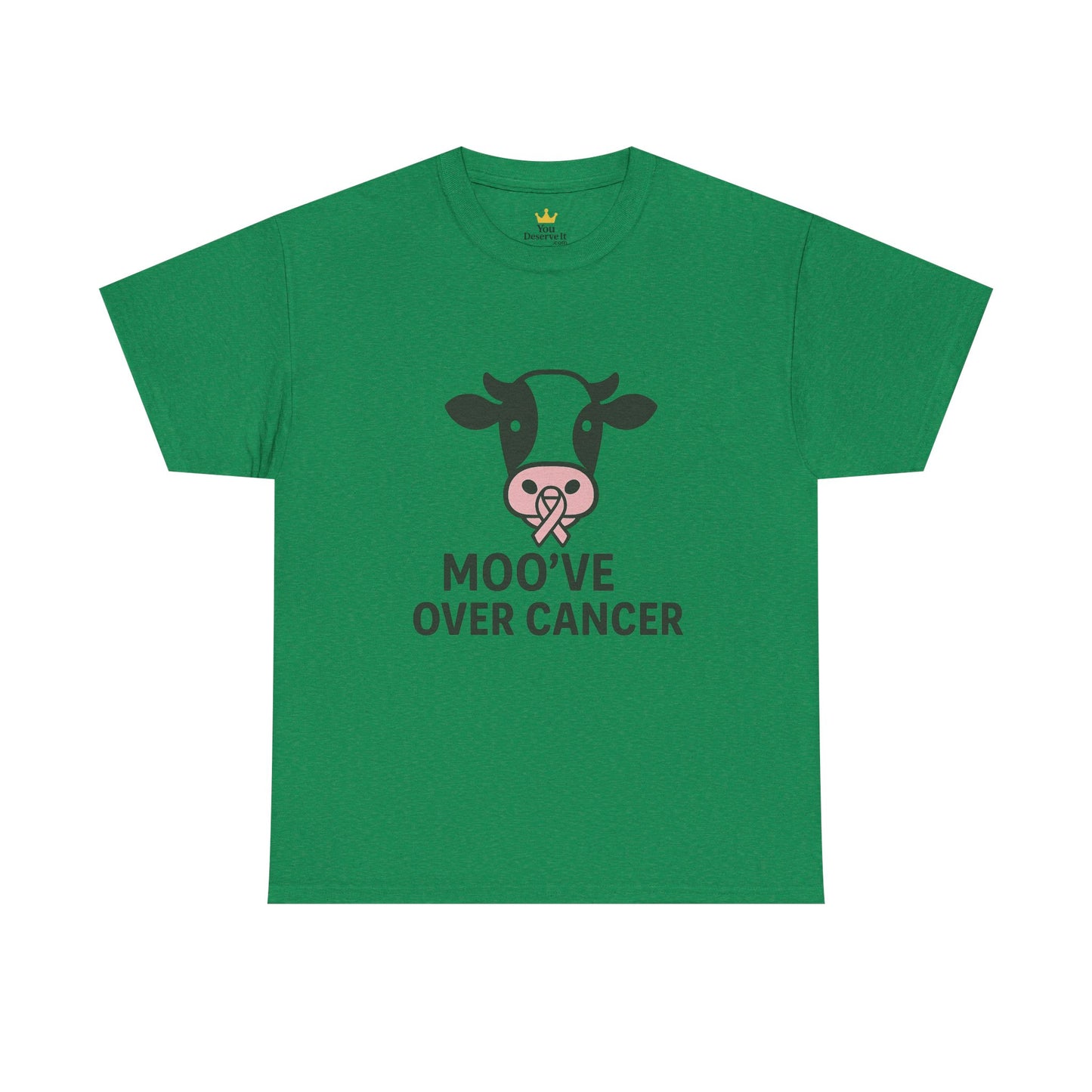 Moo've Over Cancer | Breast Cancer Awareness Cow Tee