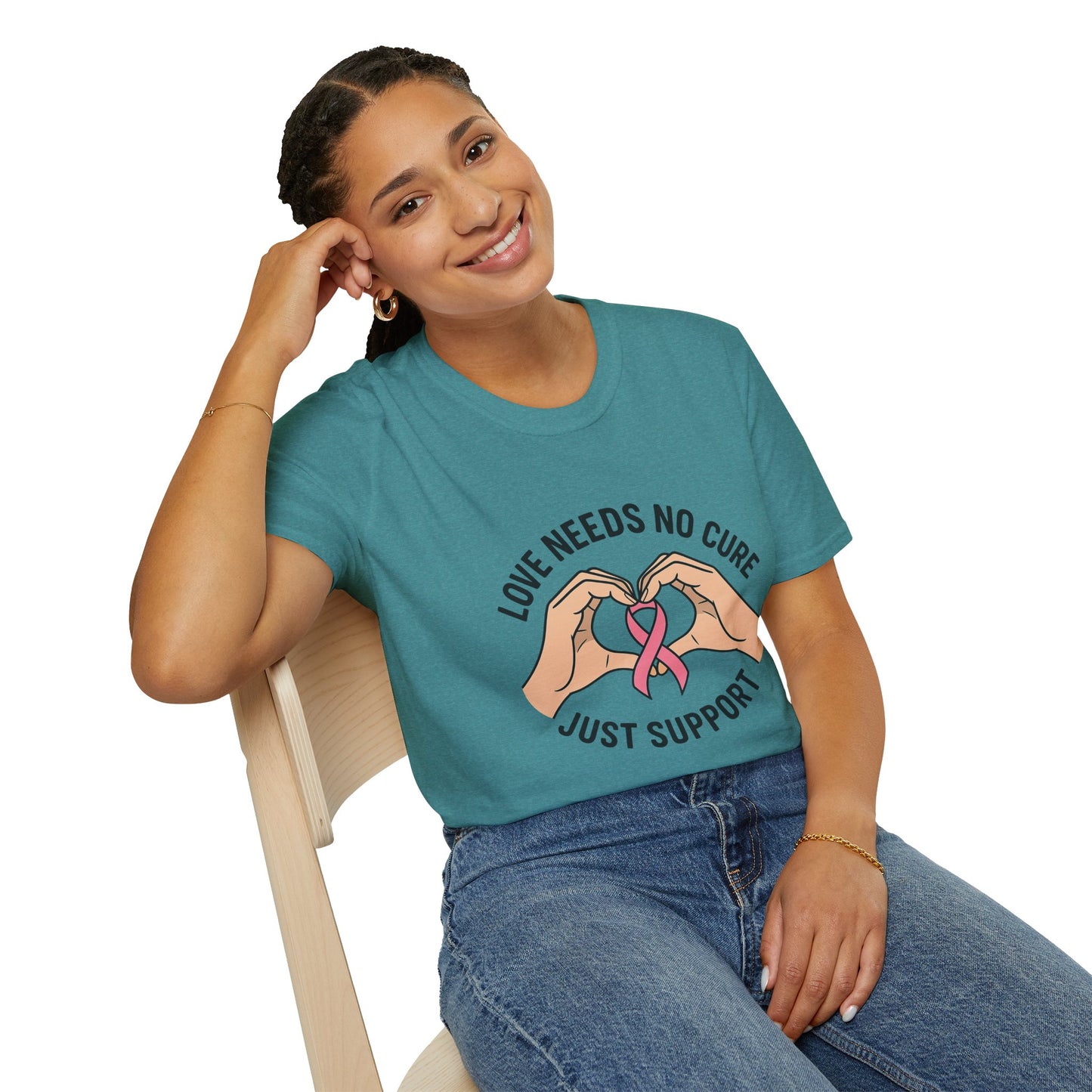 Love Needs No Cure | Breast Cancer Awareness Support Shirt