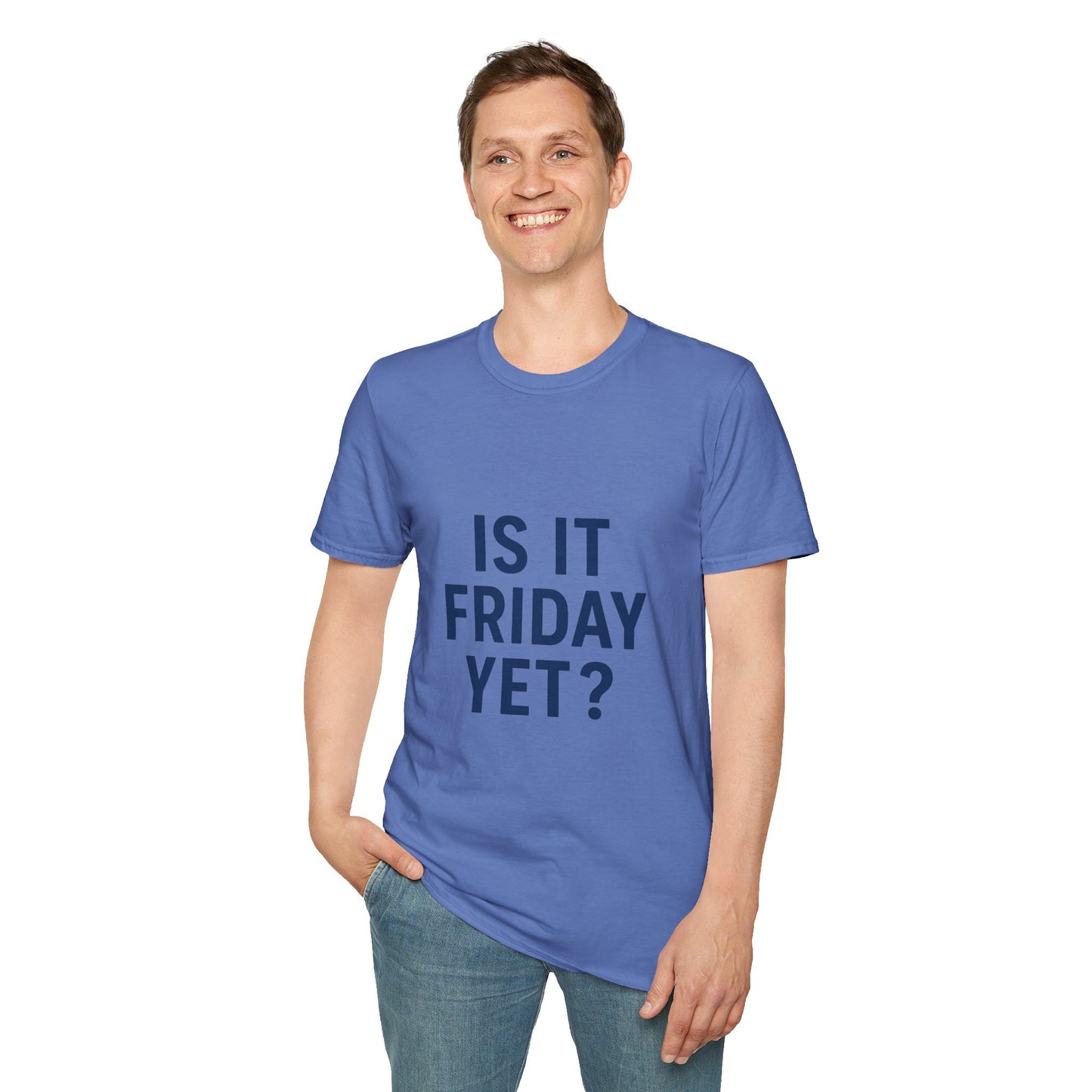 Is It Friday Yet? T-Shirt | Funny Work Week Shirt for Office Zombies