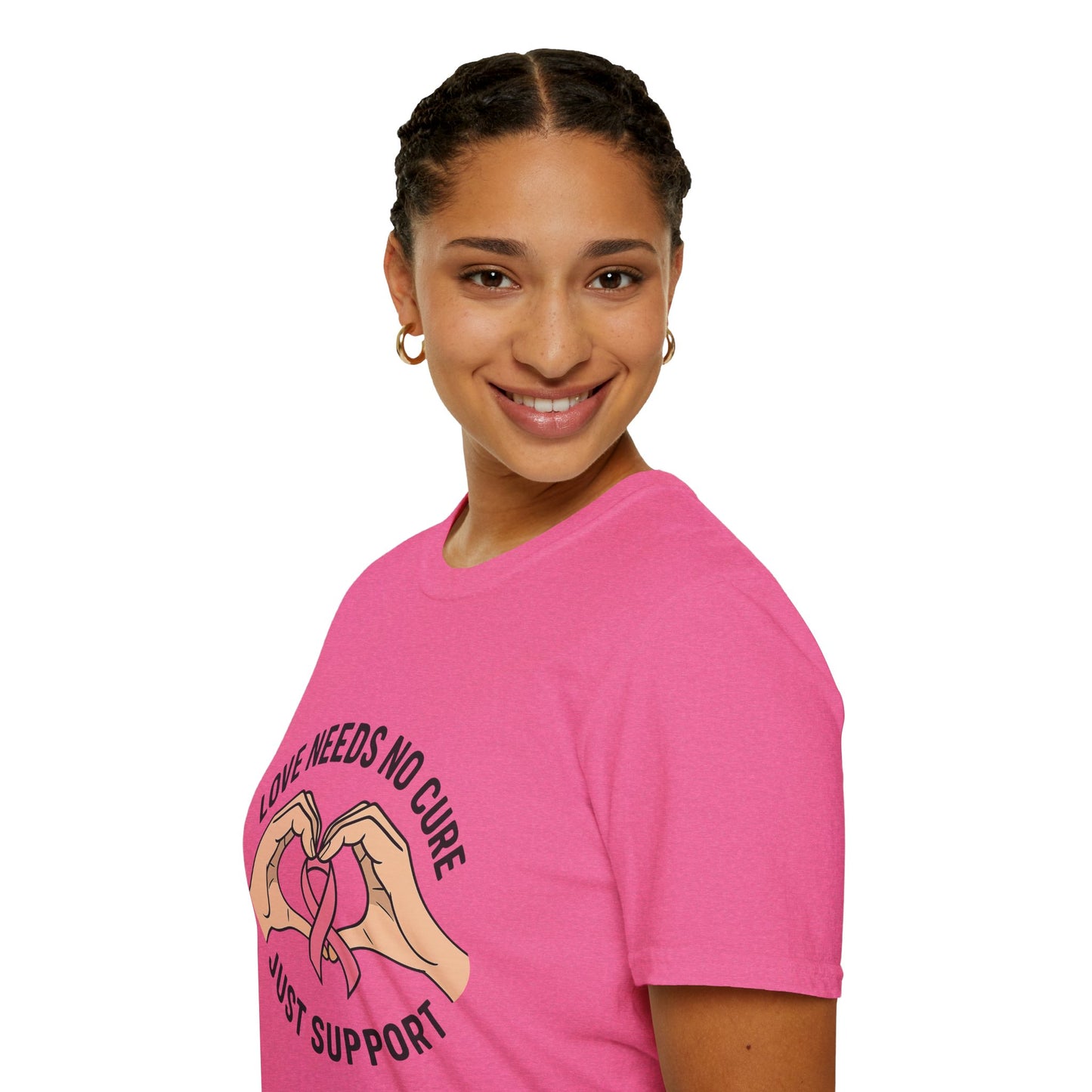 Love Needs No Cure | Breast Cancer Awareness Support Shirt
