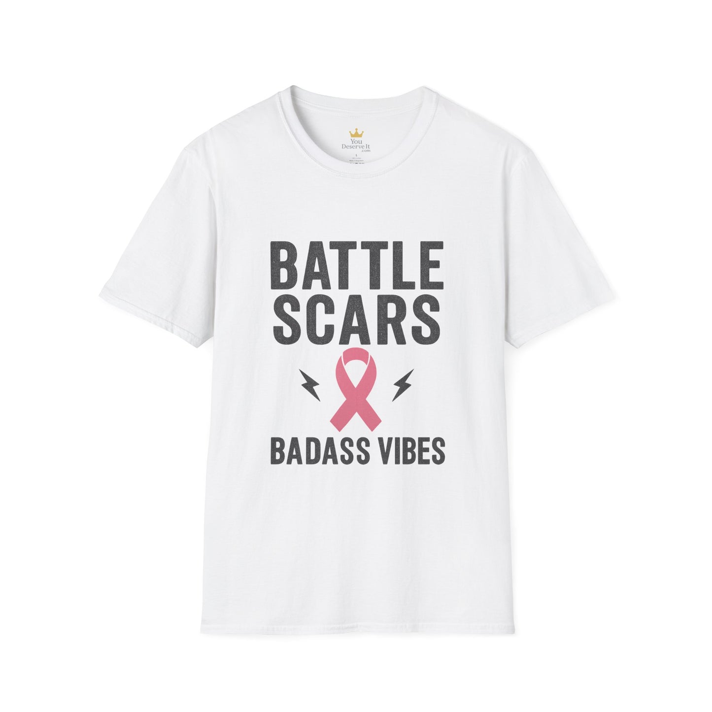 Battle Scars & Badass Vibes | Breast Cancer Warrior Tee