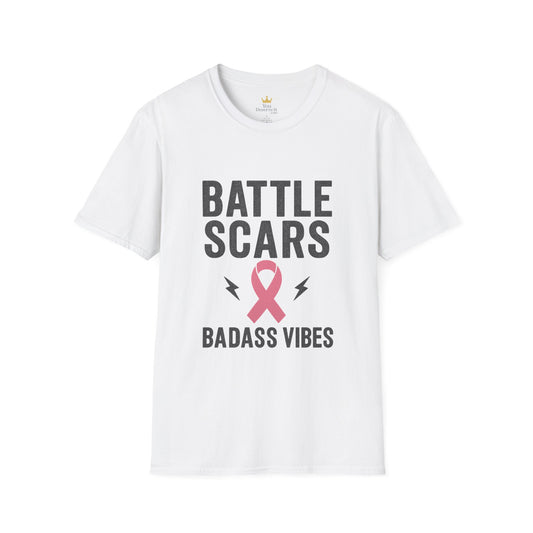 Battle Scars & Badass Vibes | Breast Cancer Warrior Tee
