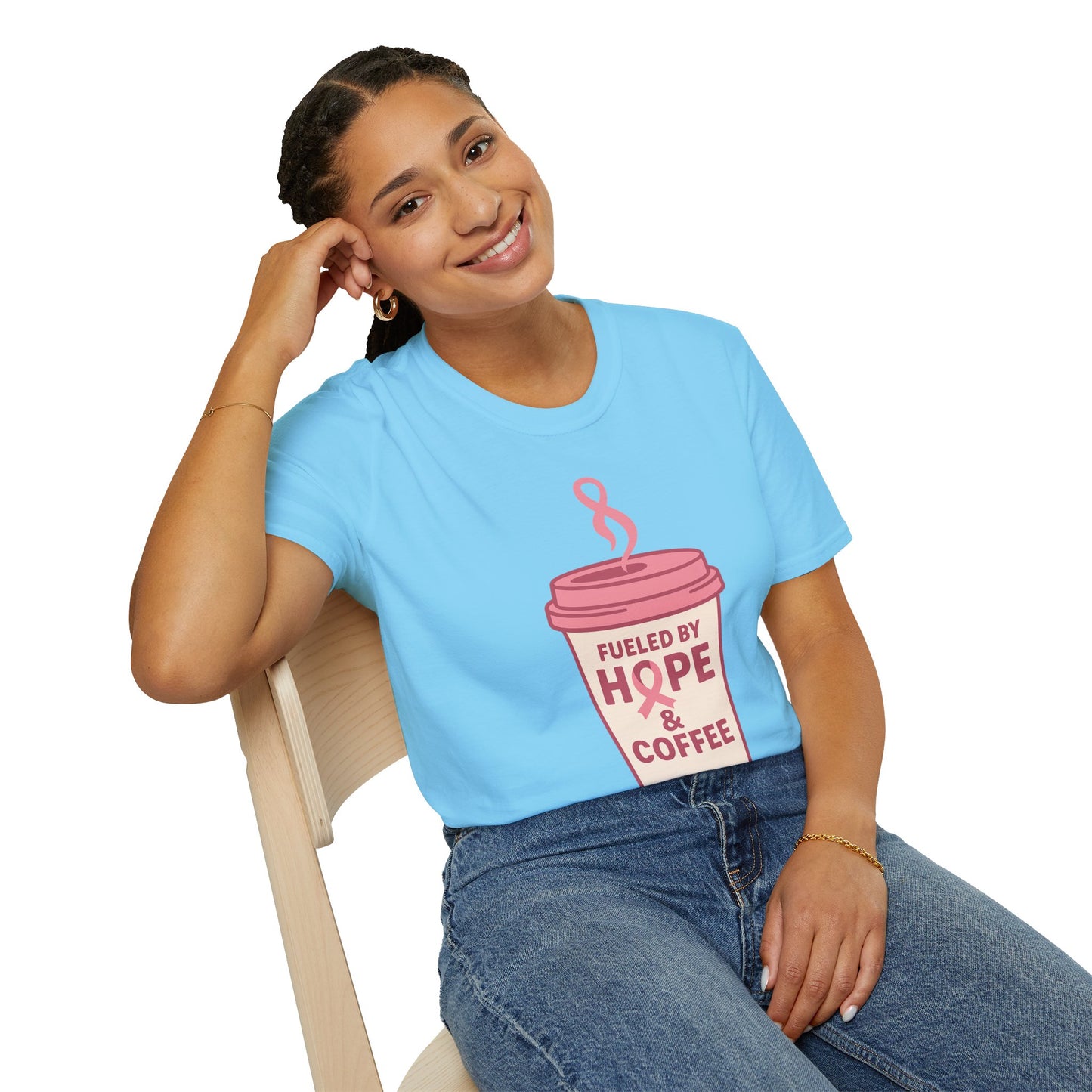 Fueled by Hope & Coffee | Inspirational Graphic Tee