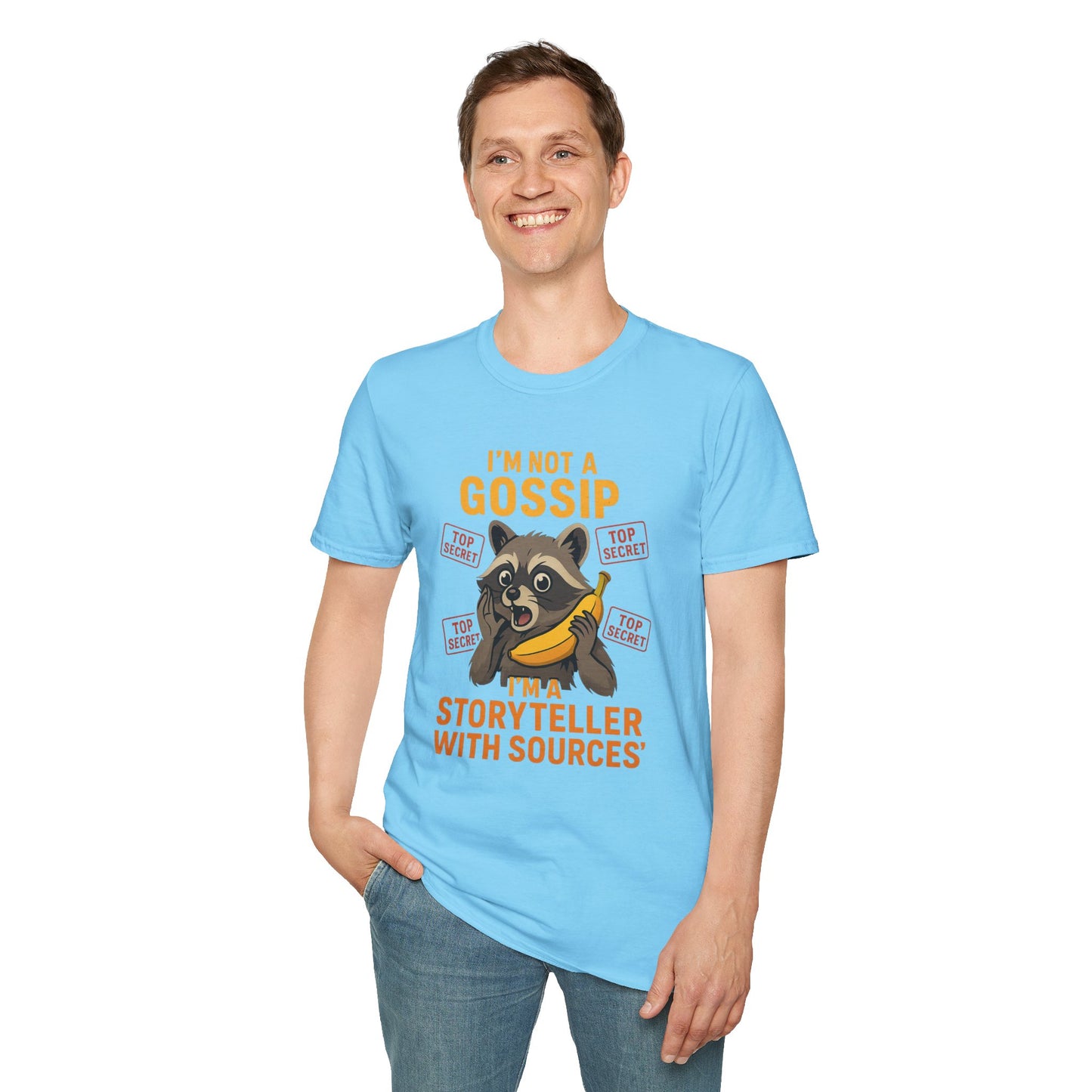 Funny Animal T-Shirt, I'm Not a Gossip Storyteller Tee, Gift for Animal Lovers, Casual Wear, Humorous Tees