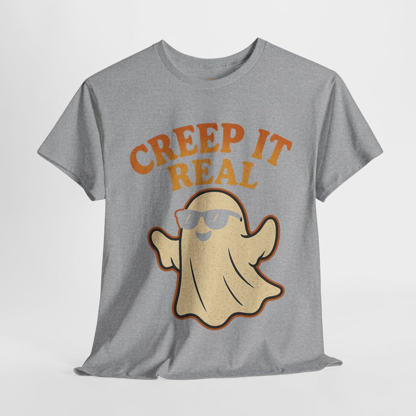 Creep It Real Shirt | Funny Halloween Ghost T-Shirt with Sunglasses