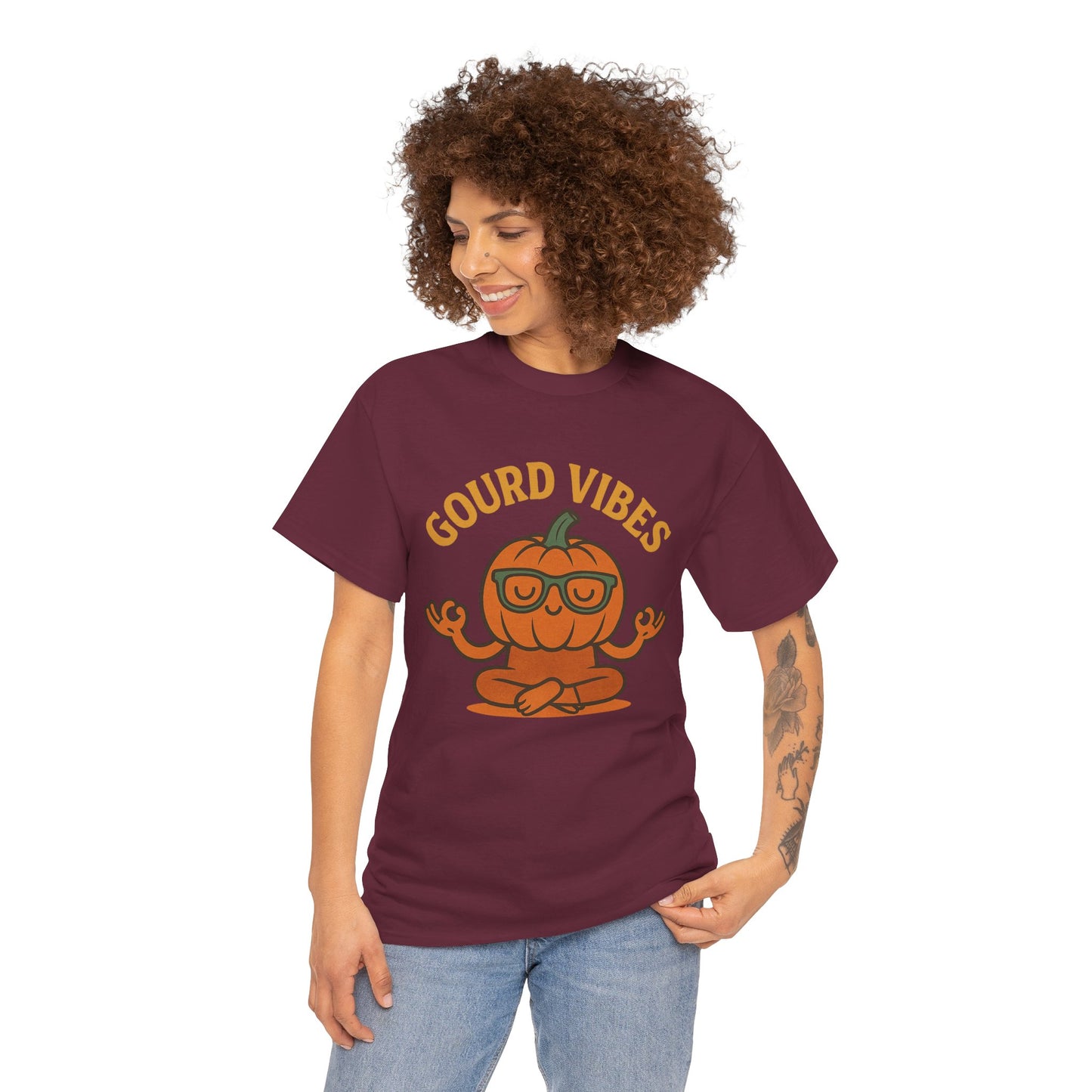 Gourd Vibes Only | Zen Pumpkin Fall Shirt