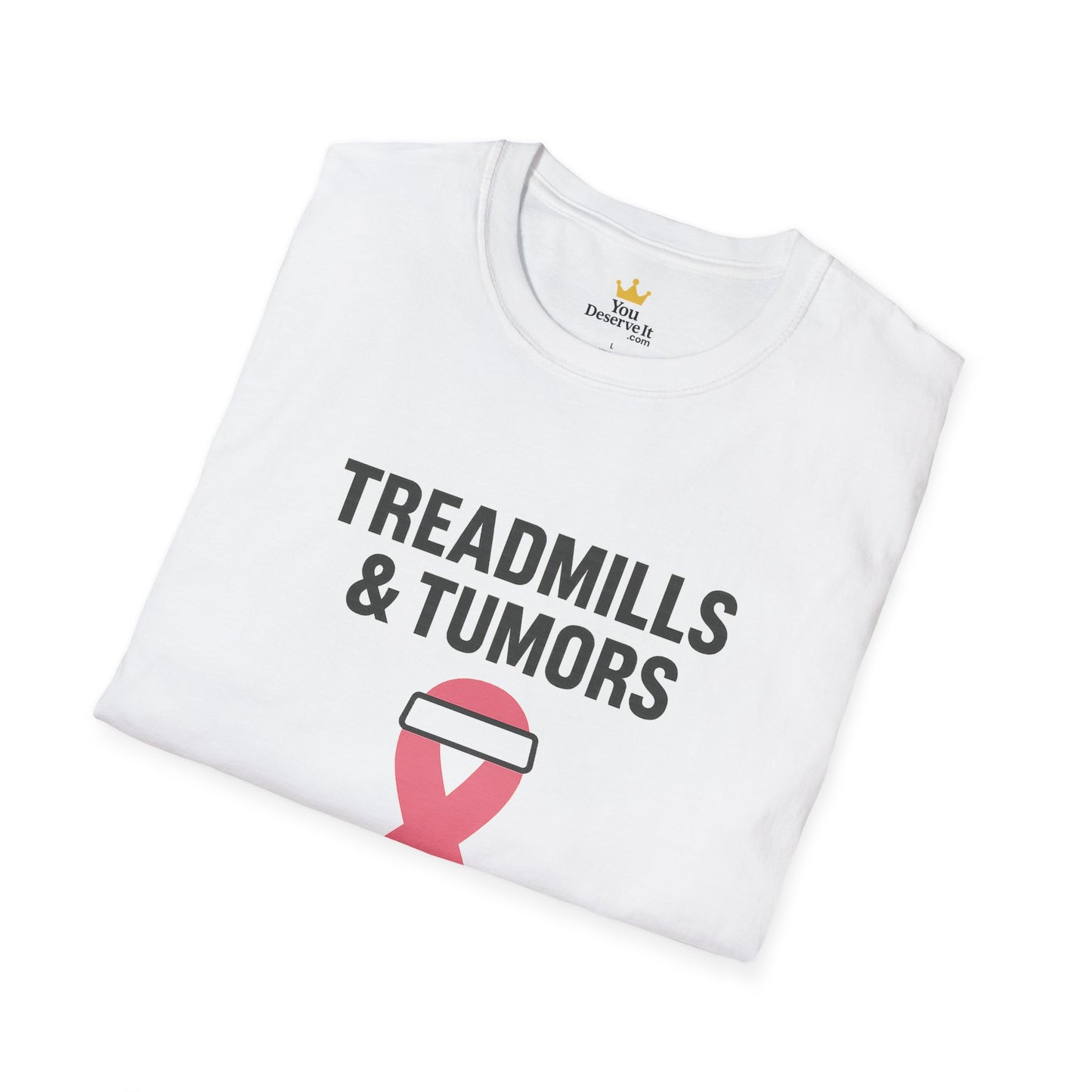 Treadmills & Tumors I Beat Them Both | Breast Cancer Survivor Workout Shirt