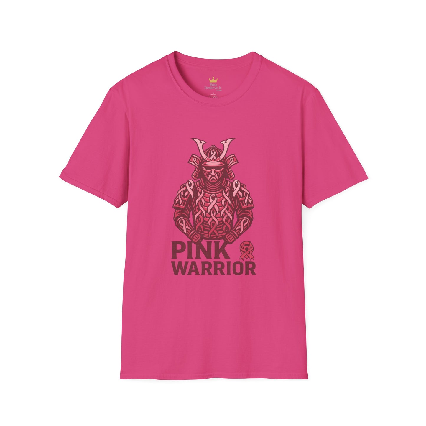 Pink Warrior Samurai T-Shirt | Breast Cancer Awareness Shirt for Fighters and Supporters