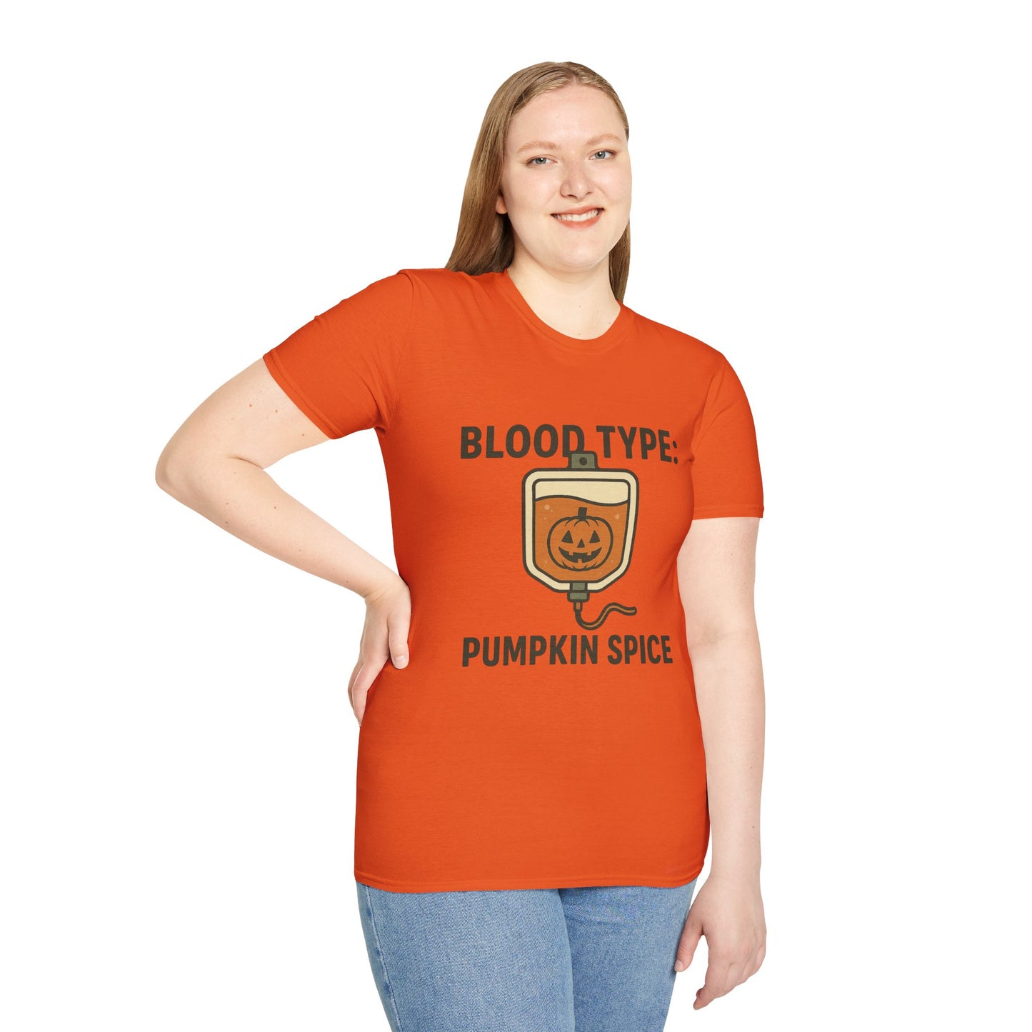 Blood Type: Pumpkin Spice | Funny Fall T-Shirt