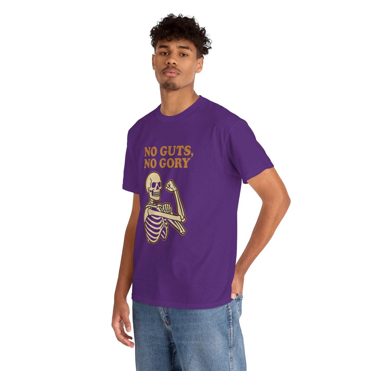No Guts, No Gory | Halloween Skeleton Motivation Tee
