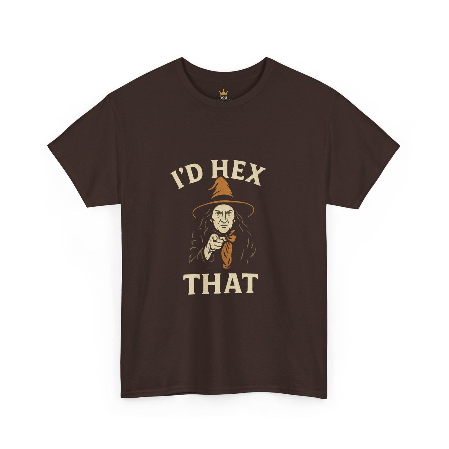 I'd Hex That T-Shirt | Funny Witchy Halloween Shirt for Sarcastic Spellcasters