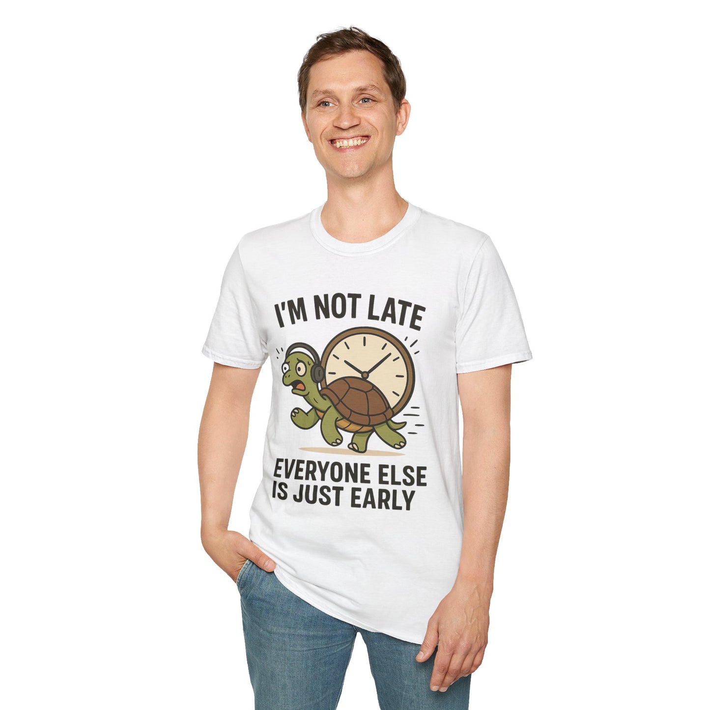 Funny Turtle T-Shirt, Humorous Gift for Friends, Unisex Graphic Tee, Birthday Present, Casual Wear, Animal Lover Shirt