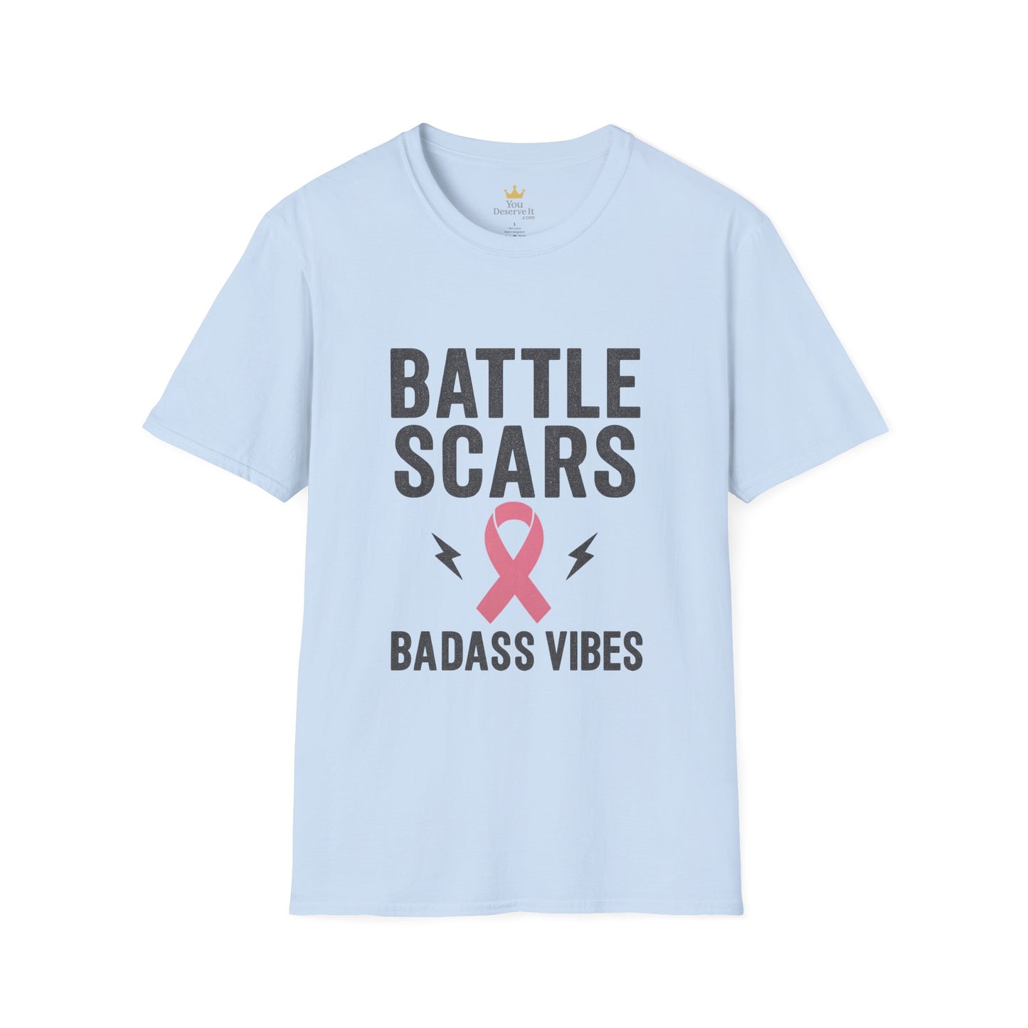 Battle Scars & Badass Vibes | Breast Cancer Warrior Tee
