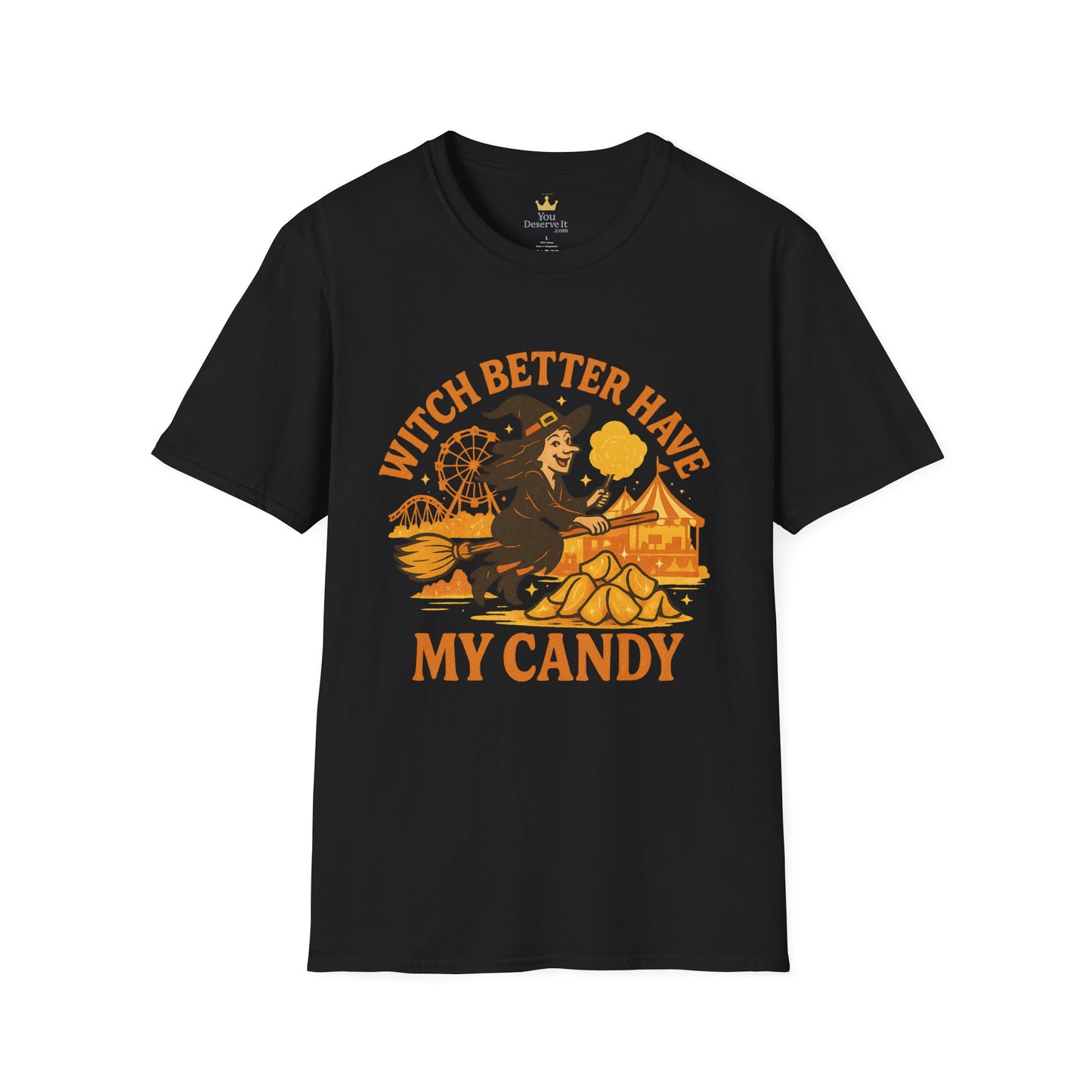 Witch Better Have My Candy Halloween Shirt | Funny Retro Witch Tee for Fall and Trick-or-Treat Lovers