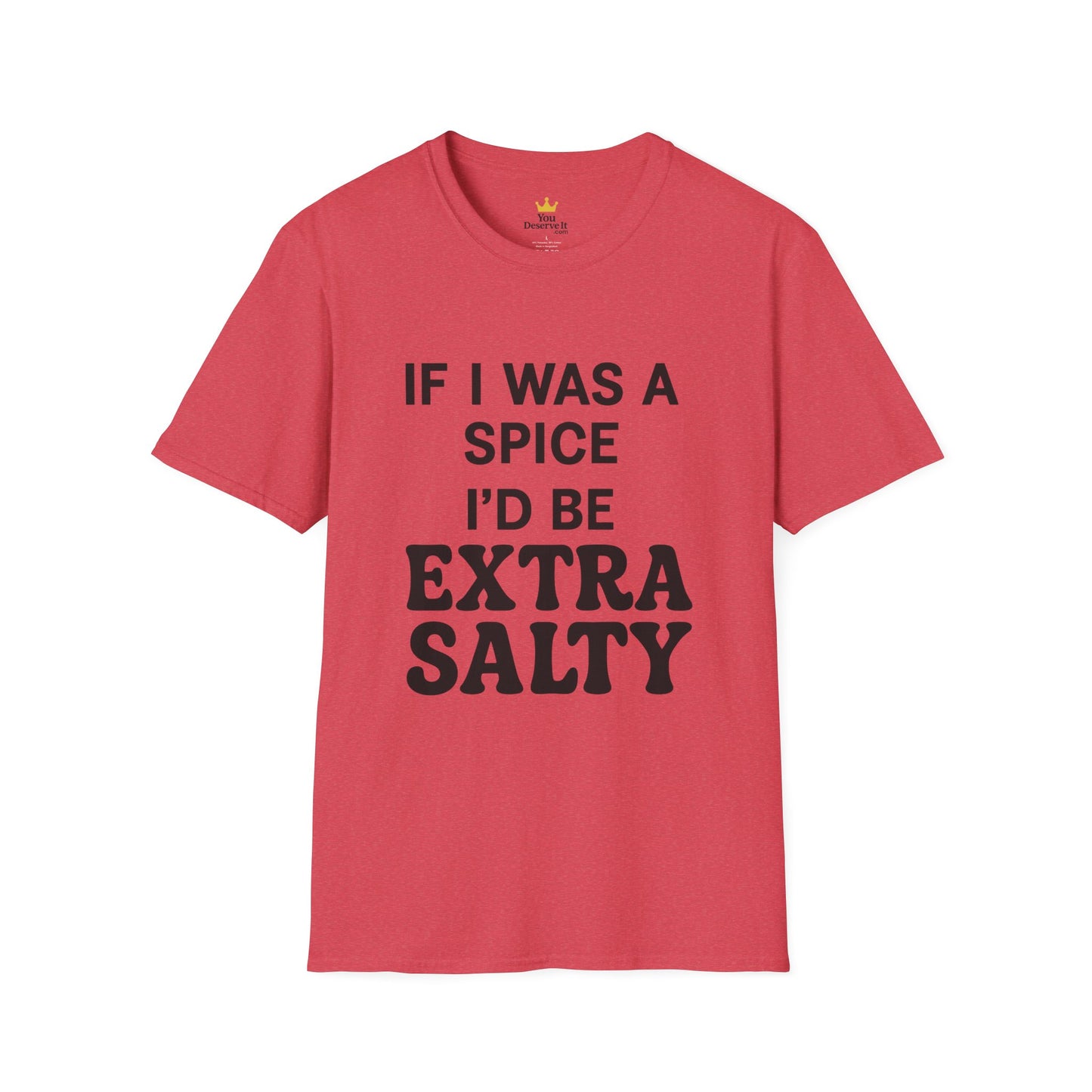 Extra Salty Shirt | Sarcastic Funny Spice Quote T-Shirt for Sass Queens