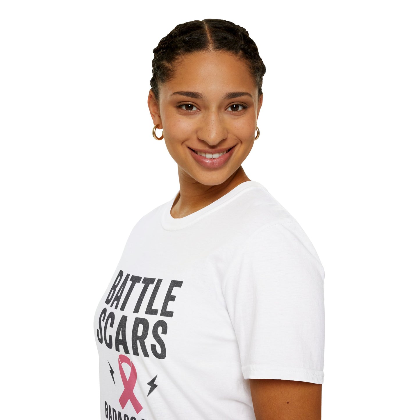 Battle Scars & Badass Vibes | Breast Cancer Warrior Tee