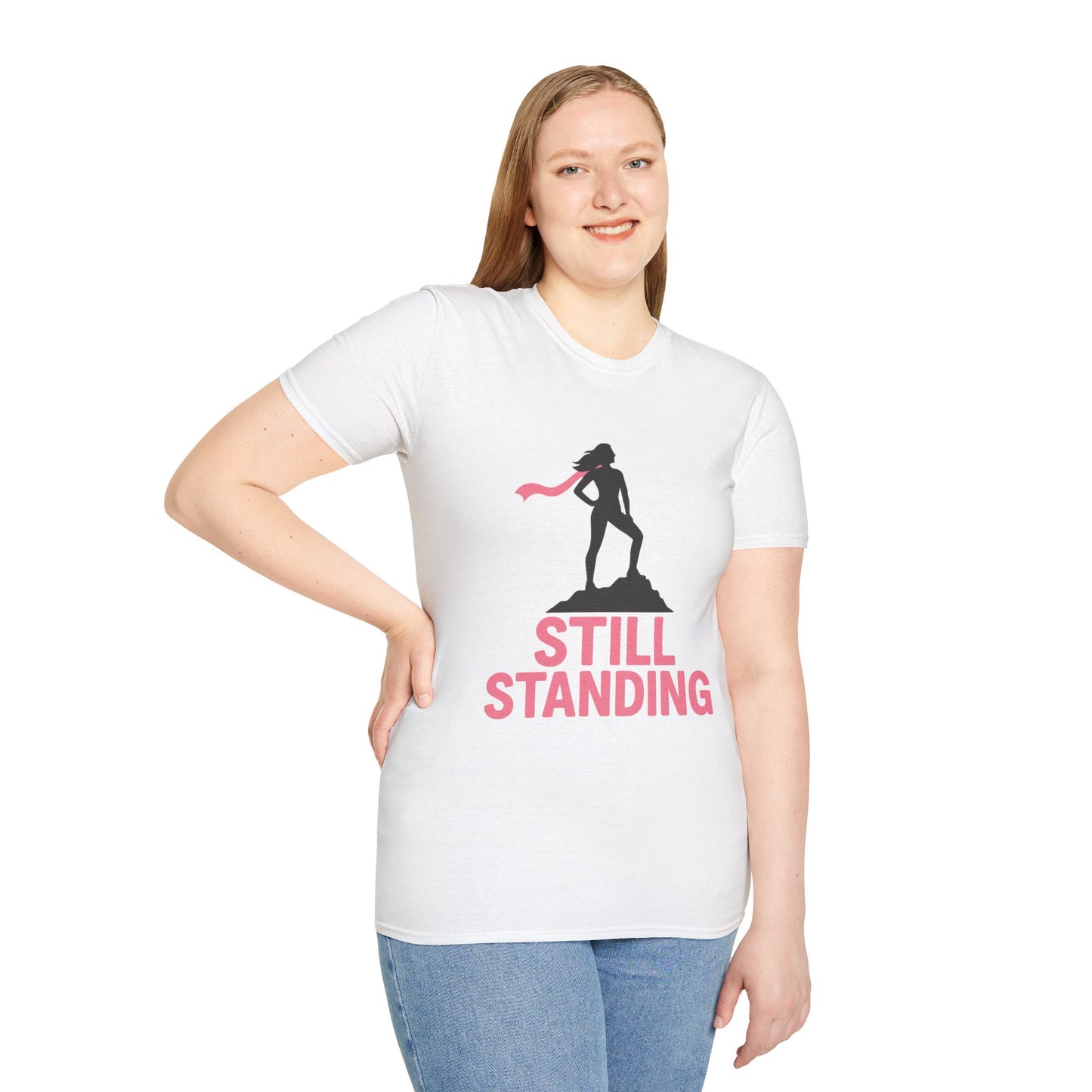 Still Standing Breast Cancer Warrior Shirt | Survivor Strength Tee for Women