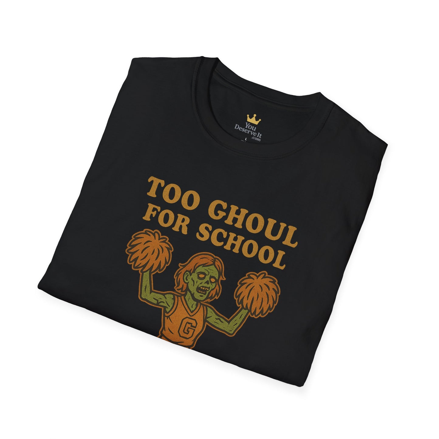 Too Ghoul for School | Zombie Cheerleader Halloween Tee