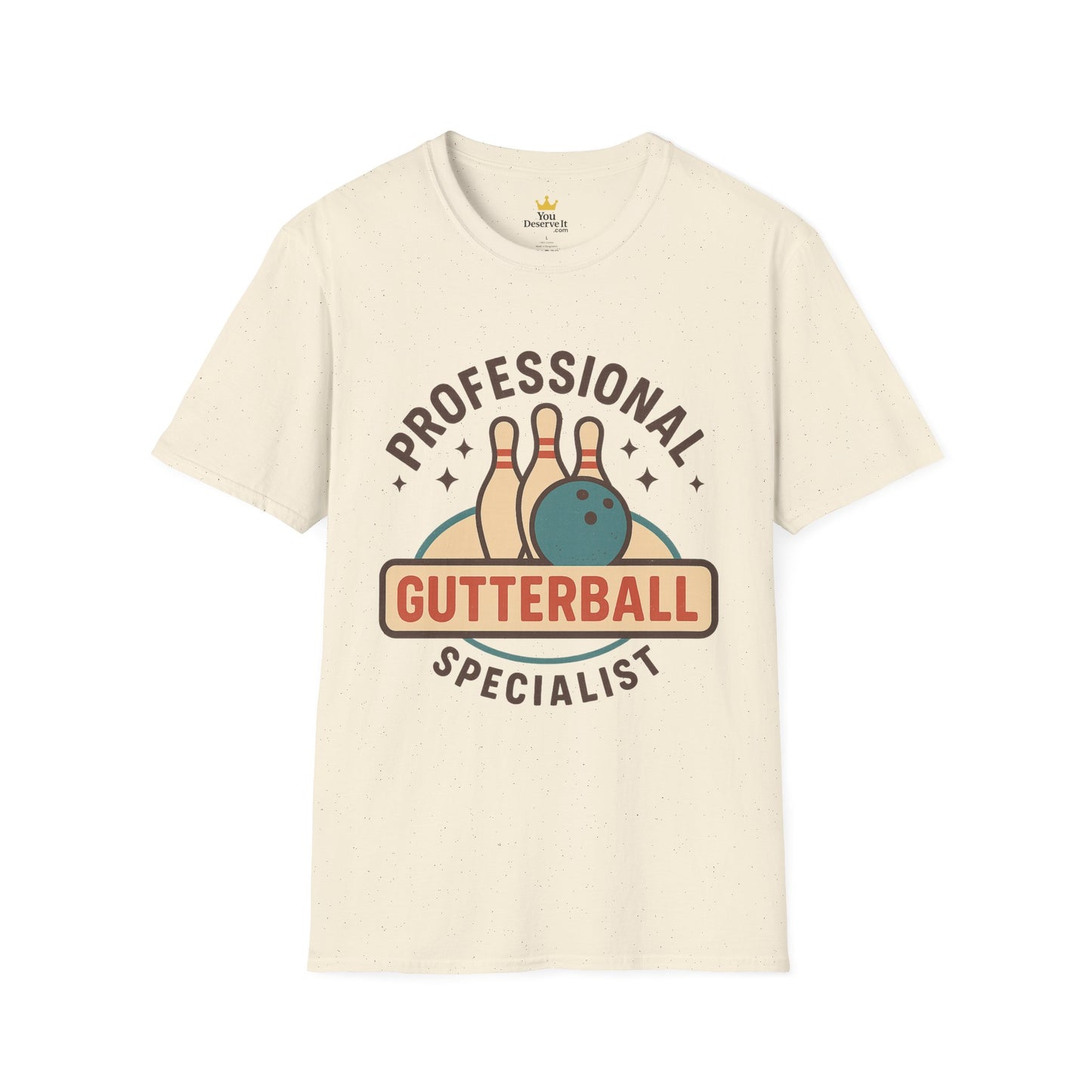 Professional Gutterball Specialist – Retro Bowling League T-Shirt