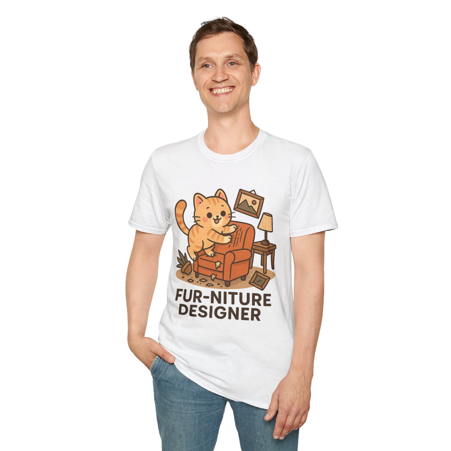 "Fur-niture Designer" Tee – For the Pet Parent Who Gets It