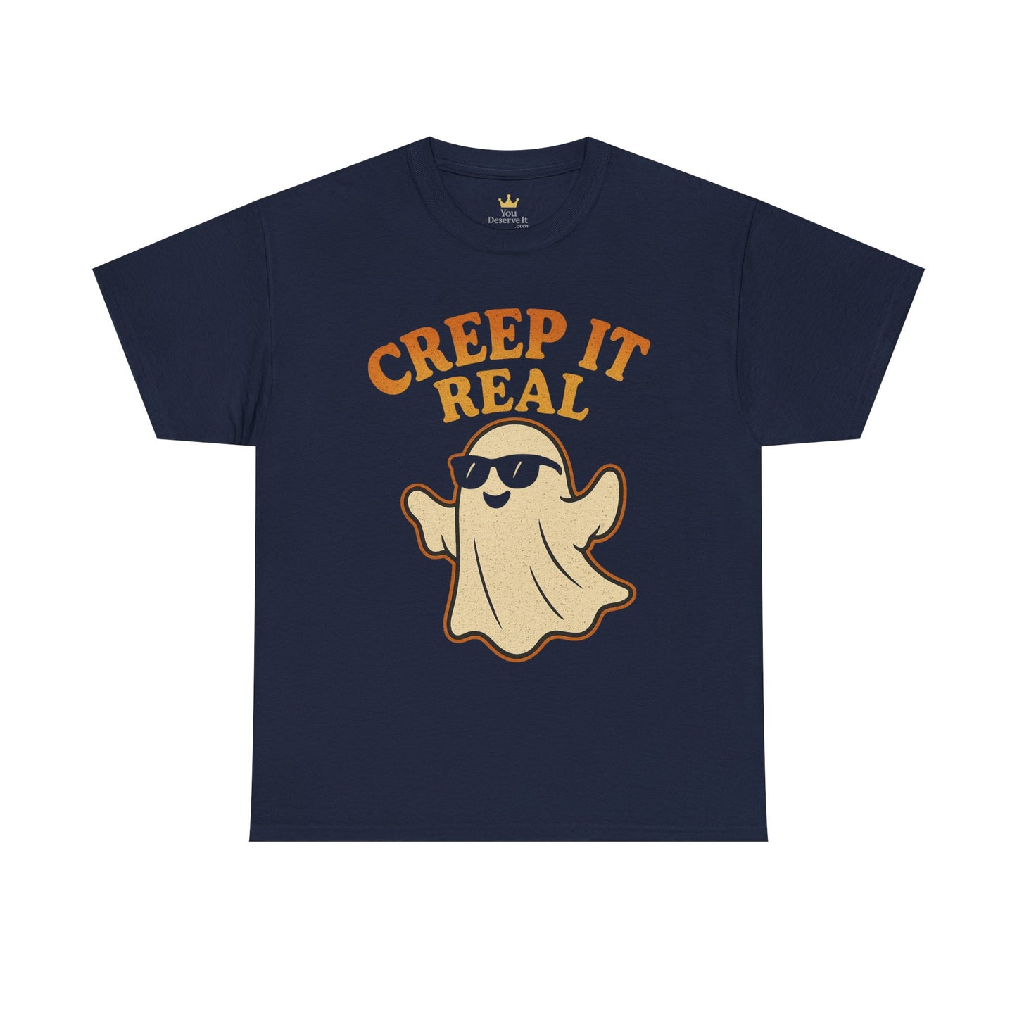 Creep It Real Shirt | Funny Halloween Ghost T-Shirt with Sunglasses