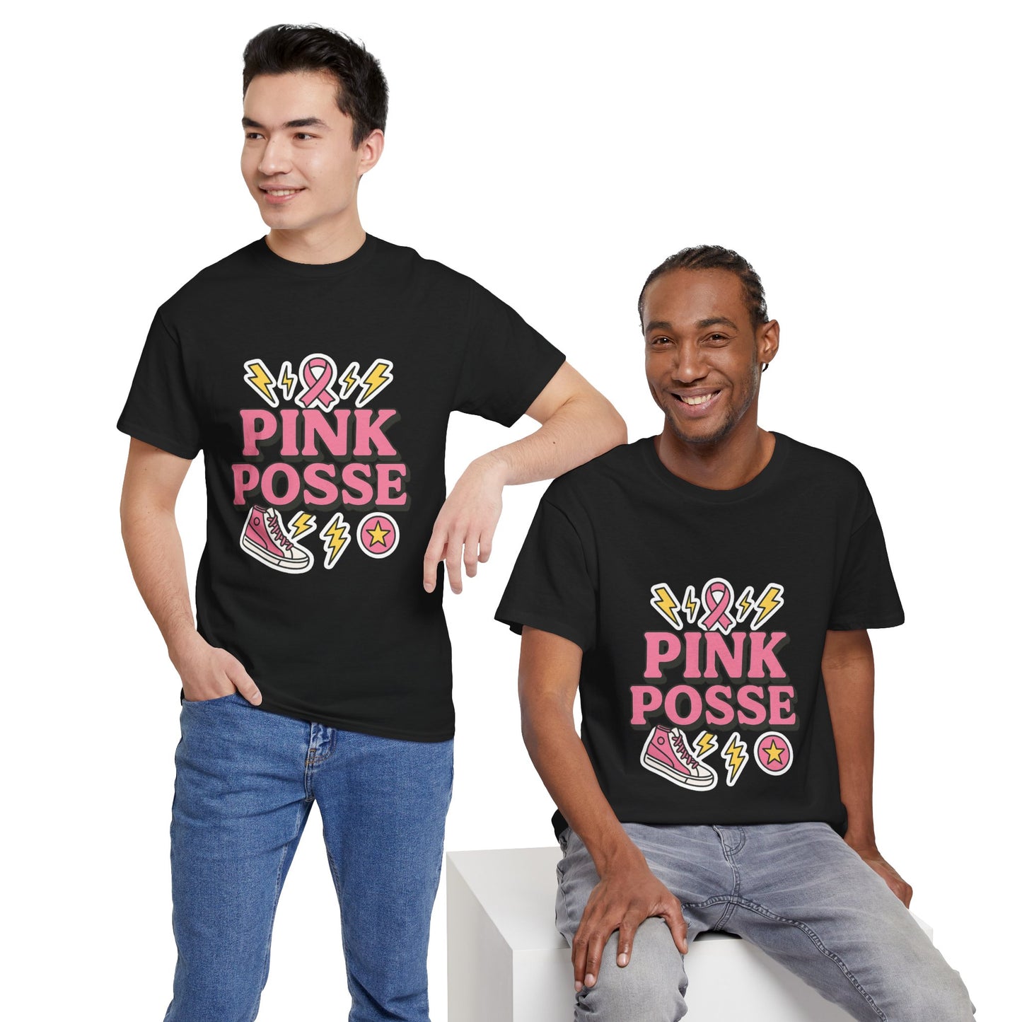 Pink Posse | Retro Breast Cancer Awareness Tee