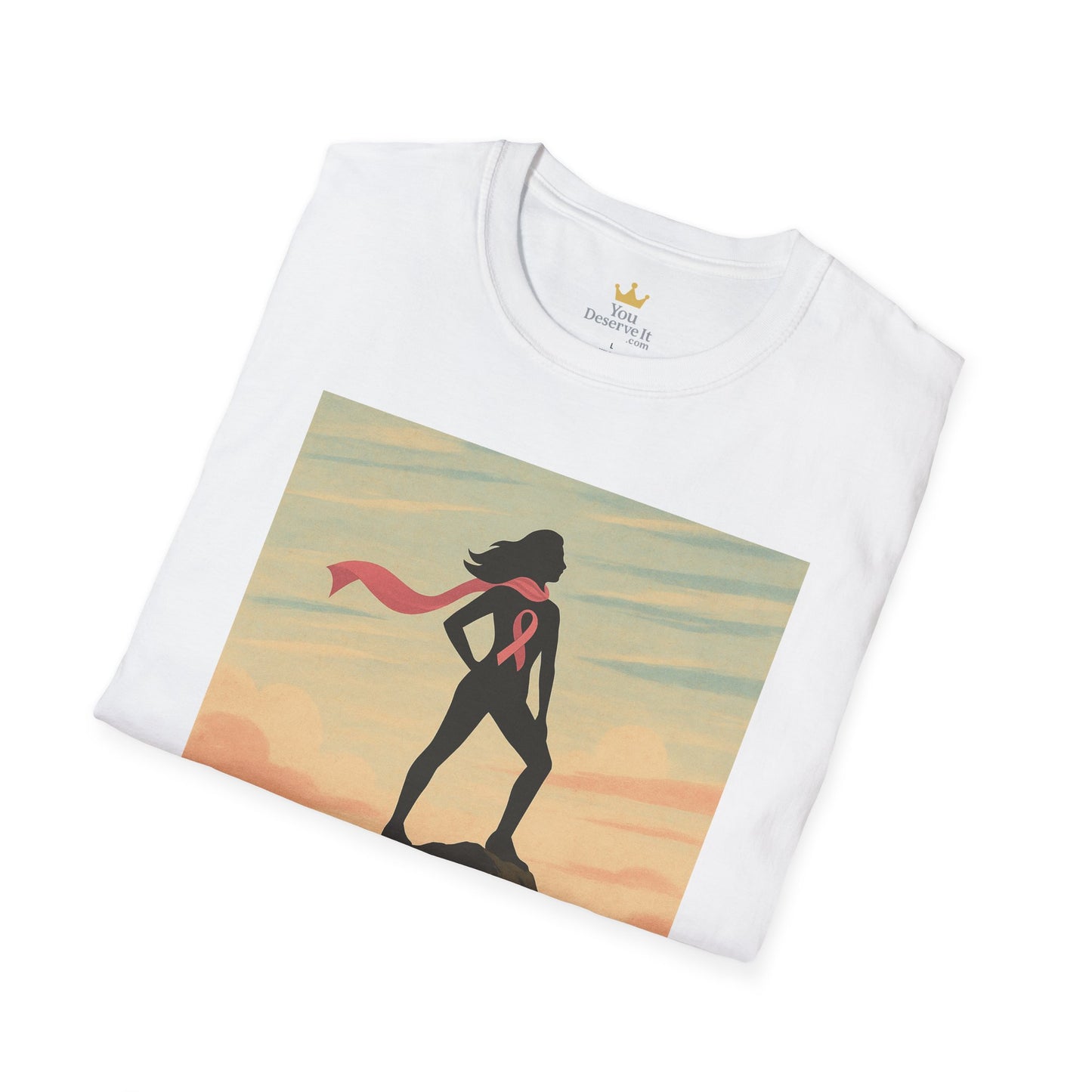 Still Standing Shirt | Breast Cancer Survivor Graphic Tee | Warrior Woman Ribbon Shirt