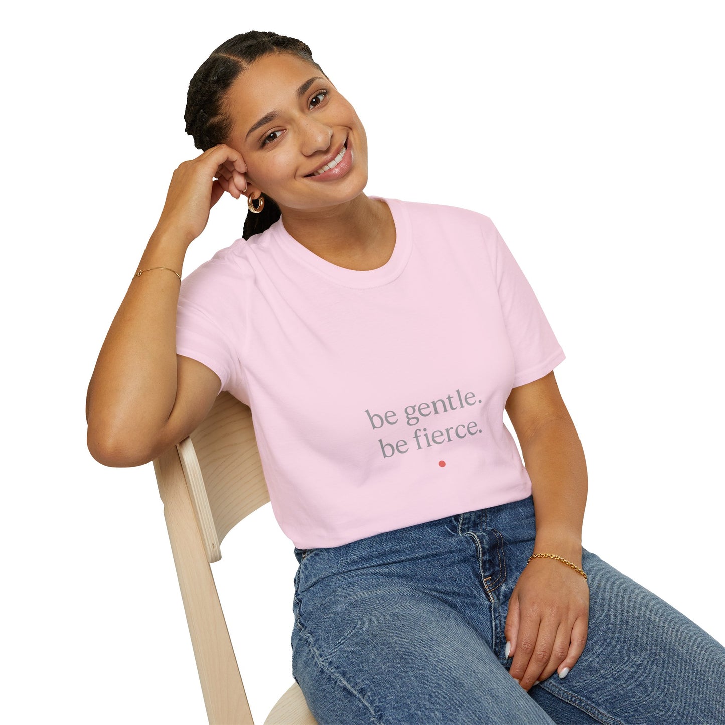 Be Gentle. Be Fierce. | Minimalist Empowerment Tee