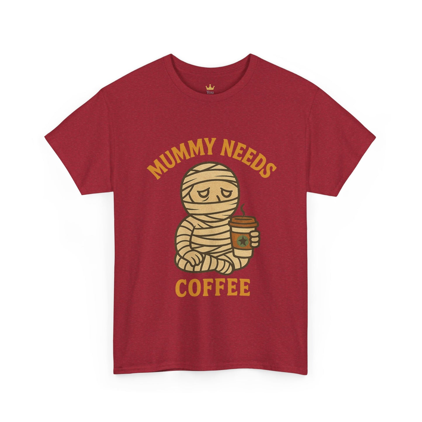 Mummy Needs Coffee Shirt | Funny Halloween Tired Mom Tee with Caffeine Theme