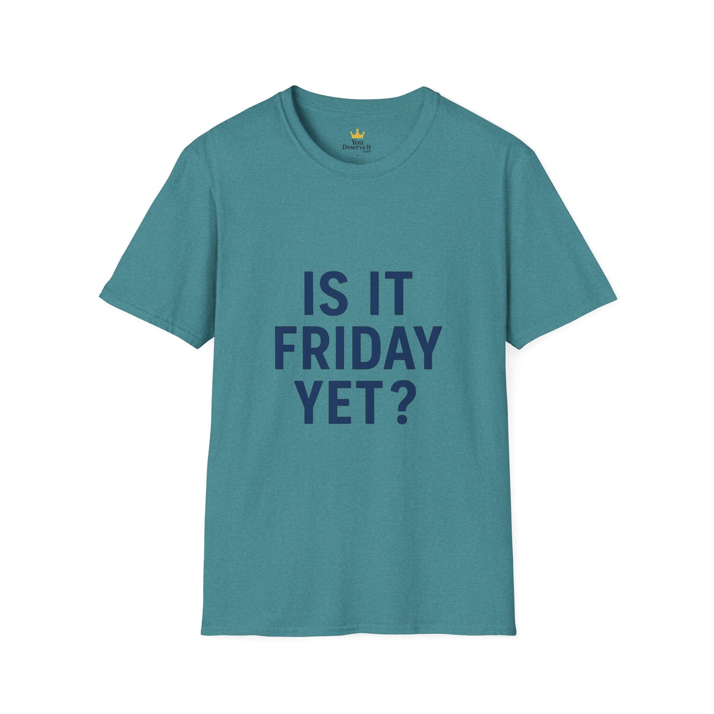 Is It Friday Yet? T-Shirt | Funny Work Week Shirt for Office Zombies