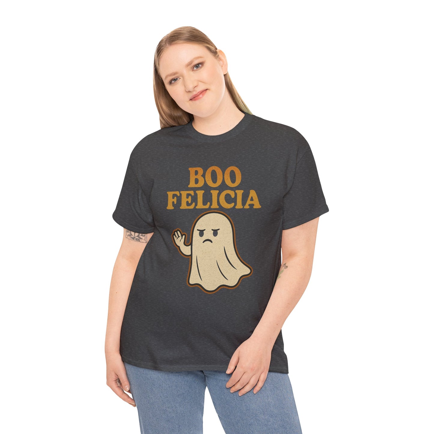 Boo Felicia Shirt | Funny Halloween Ghost T-Shirt for Women & Men