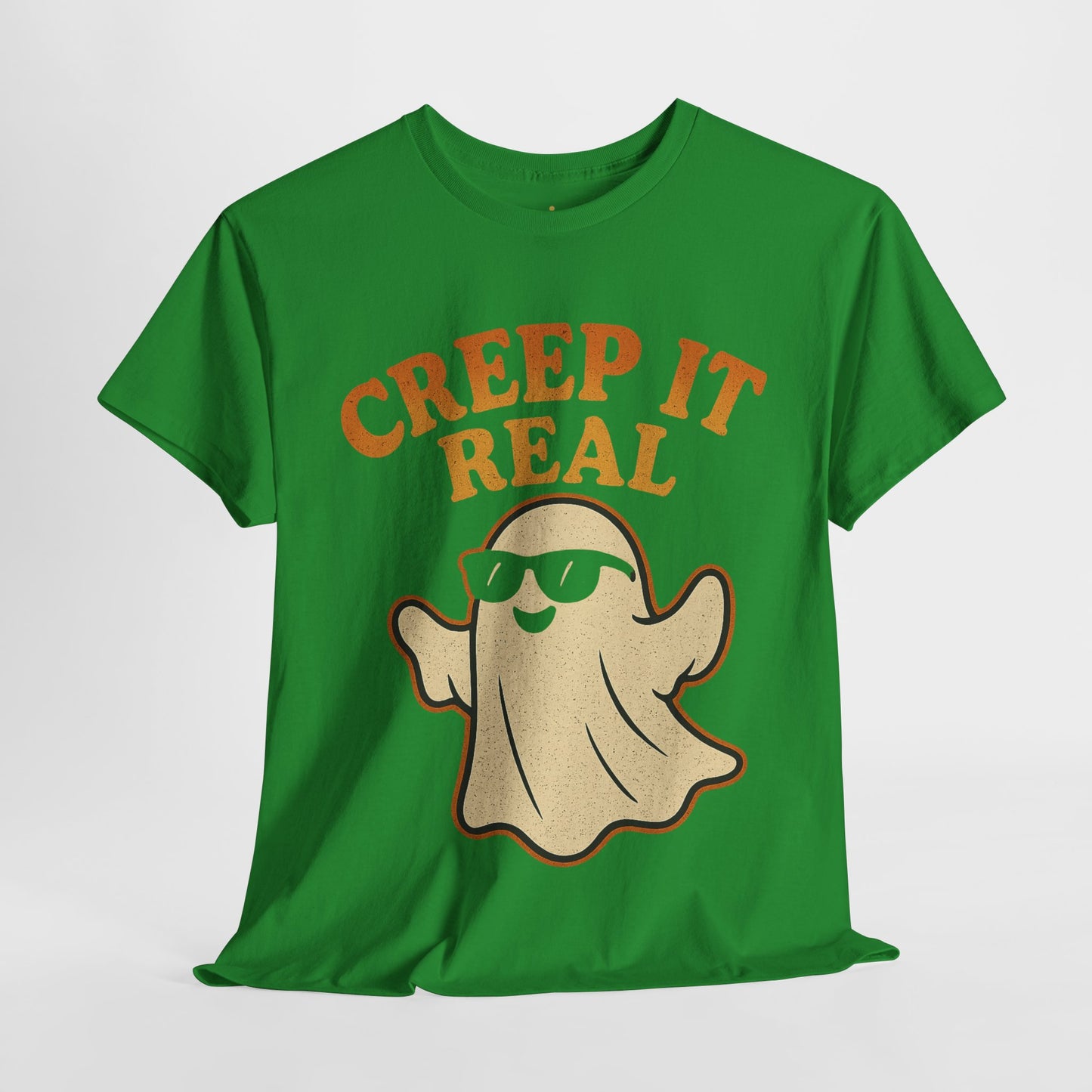 Creep It Real Shirt | Funny Halloween Ghost T-Shirt with Sunglasses