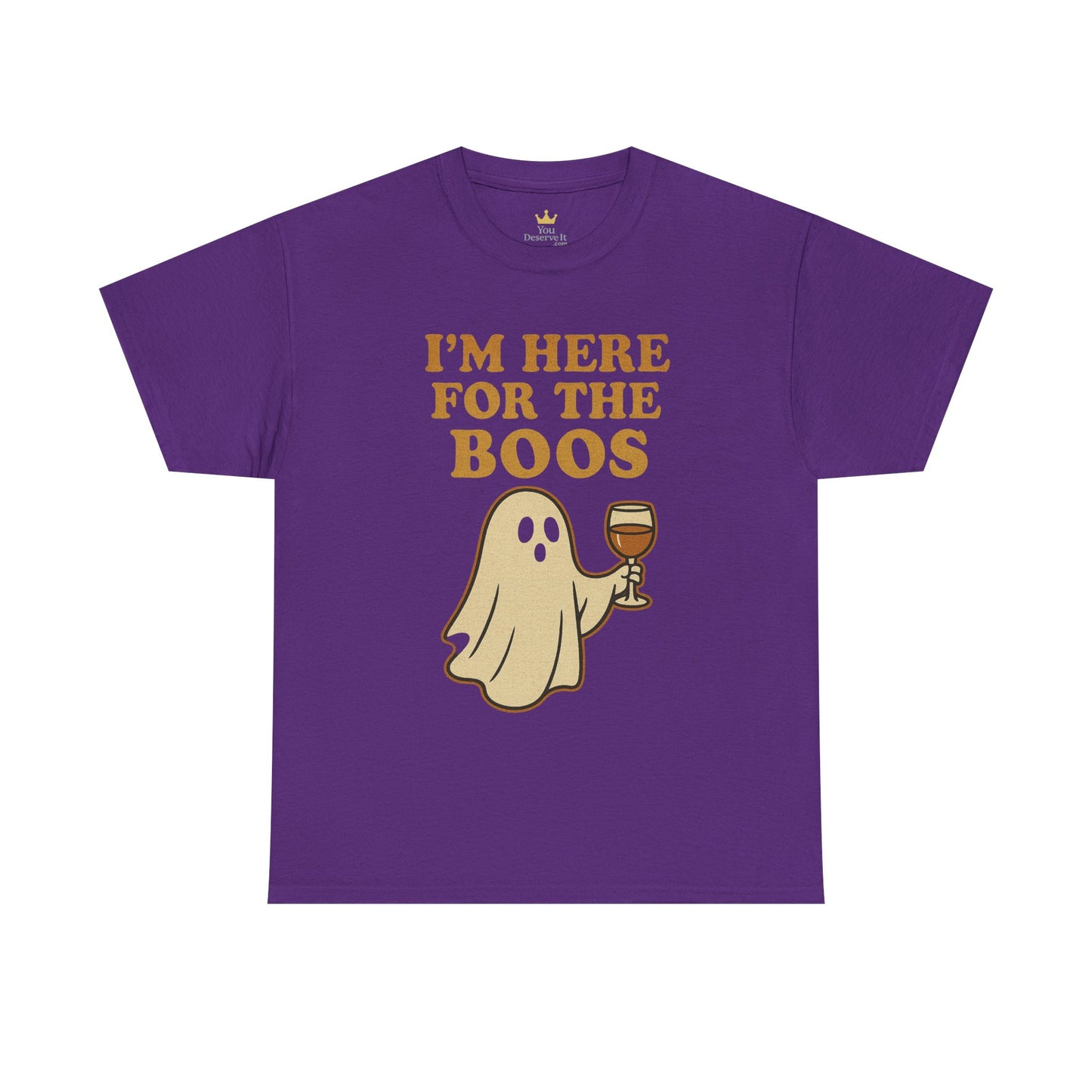 I'm Here for the Boos | Funny Halloween Wine Shirt