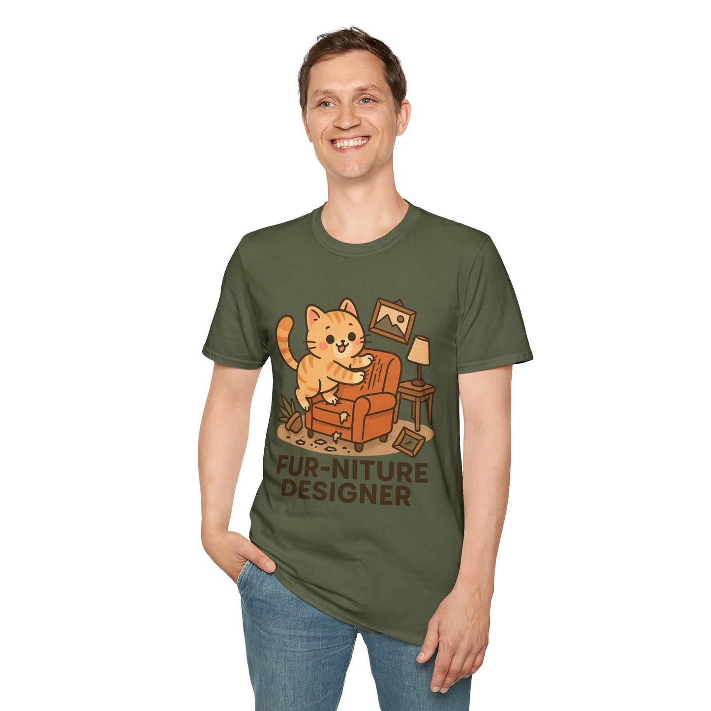 "Fur-niture Designer" Tee – For the Pet Parent Who Gets It