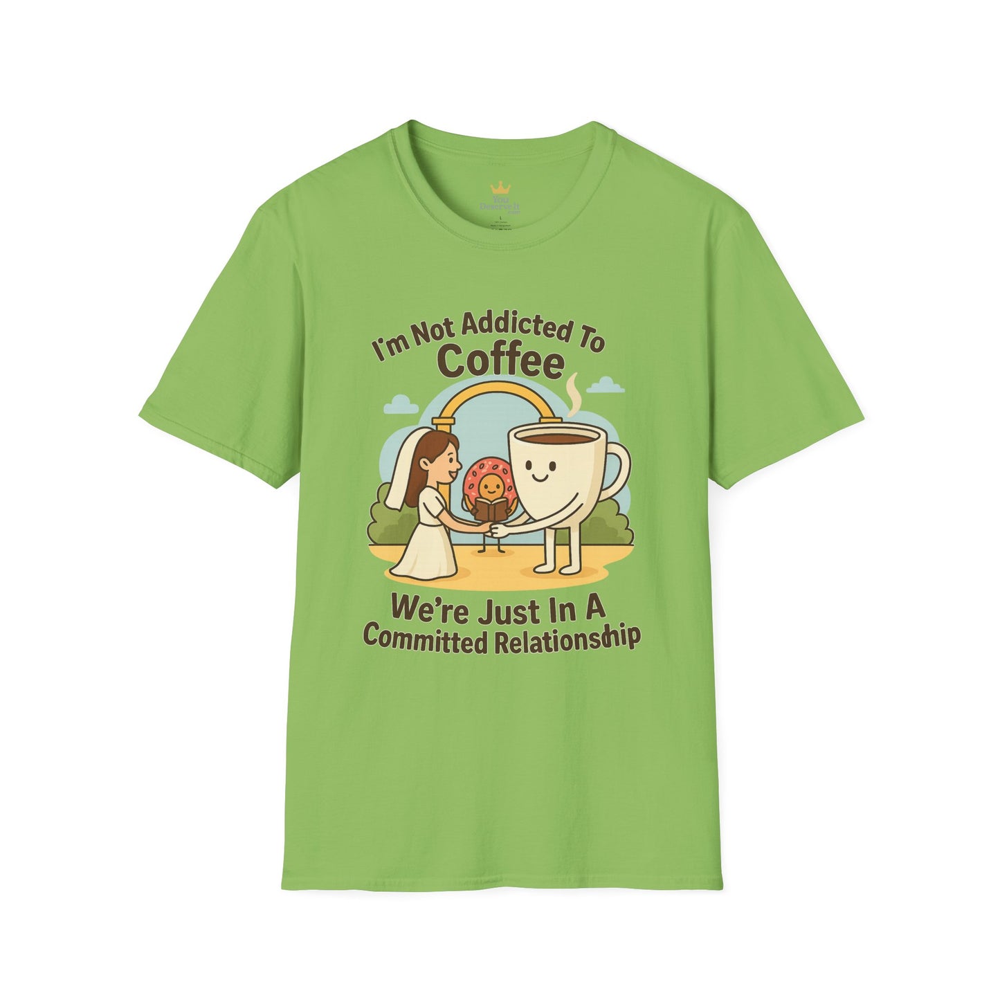 Coffee Lover's Unisex T-Shirt, Funny Coffee Tee, Cute Relationship Shirt, Gift for Caffeine Addicts, Perfect for Birthdays