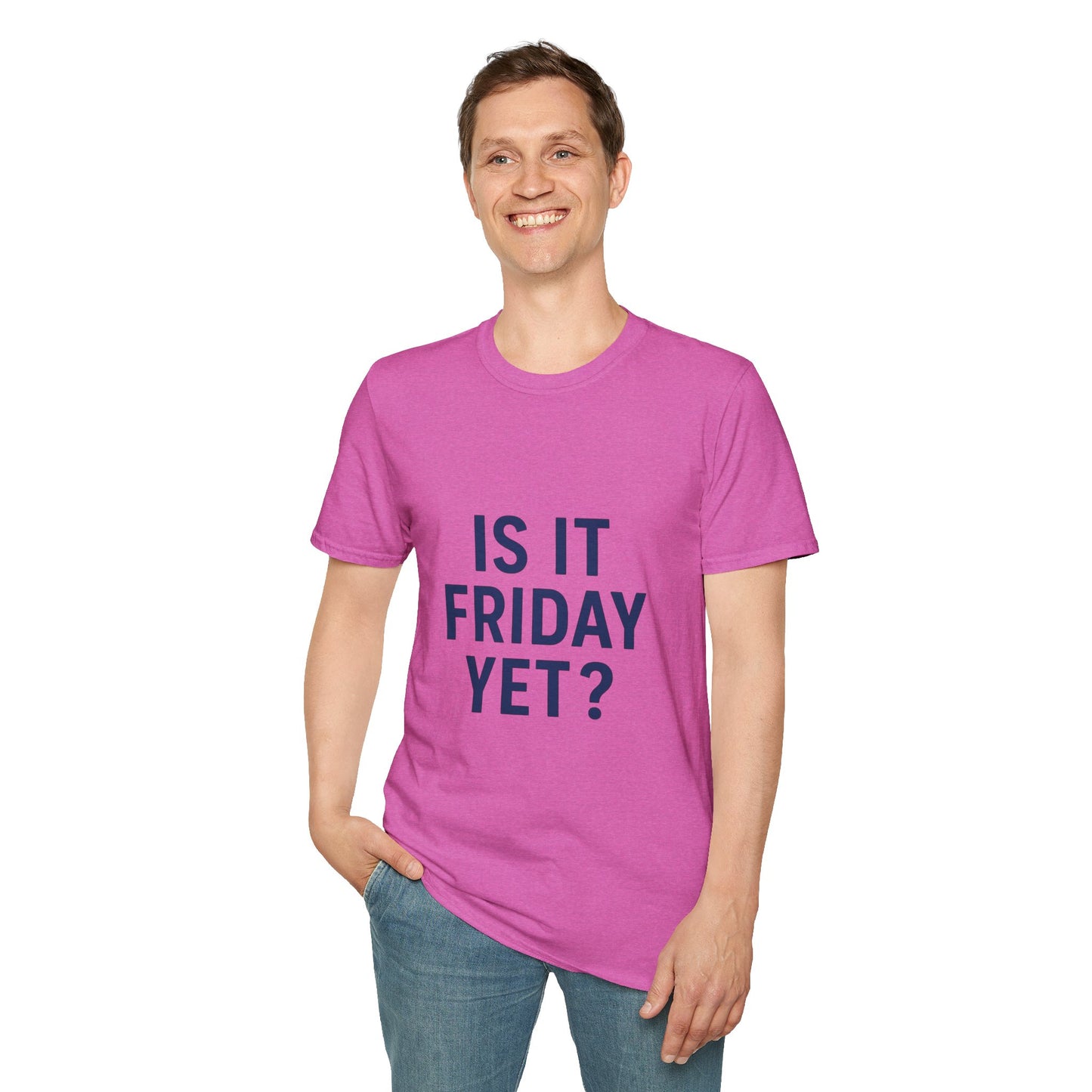 Is It Friday Yet? T-Shirt | Funny Work Week Shirt for Office Zombies