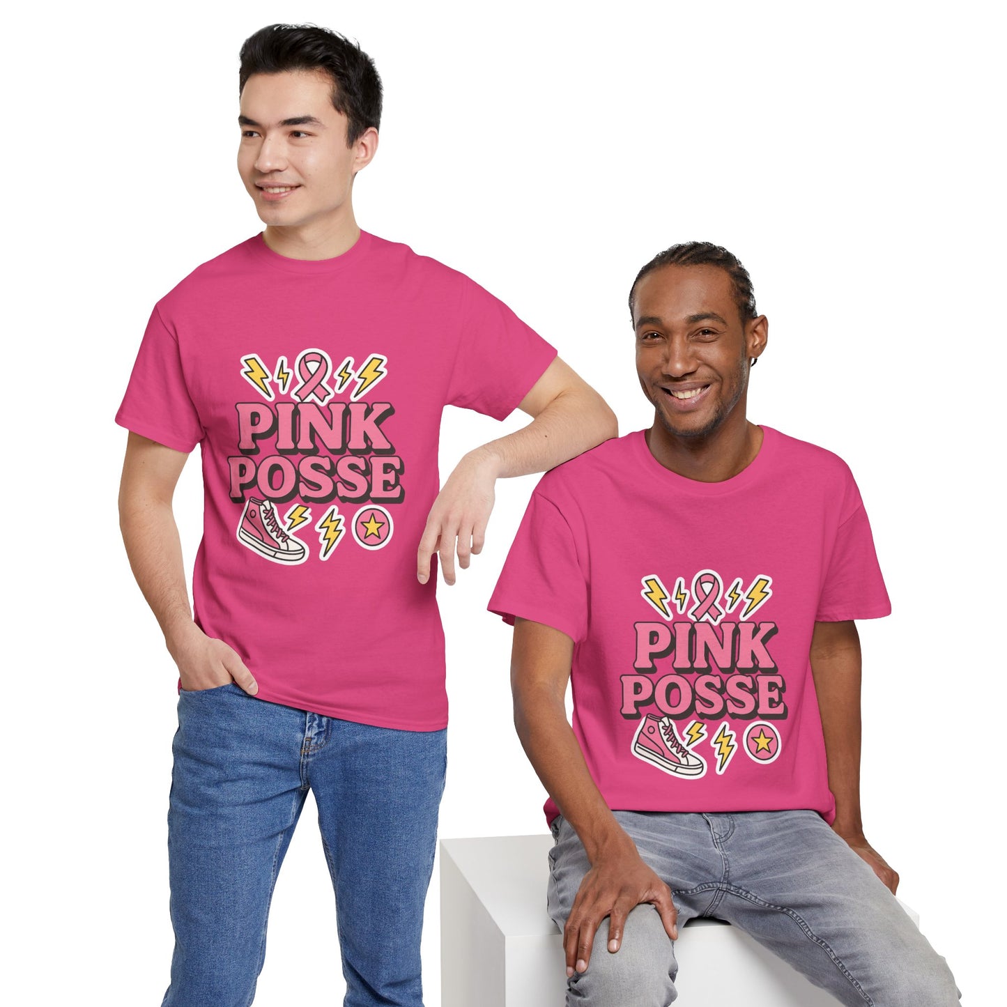 Pink Posse | Retro Breast Cancer Awareness Tee
