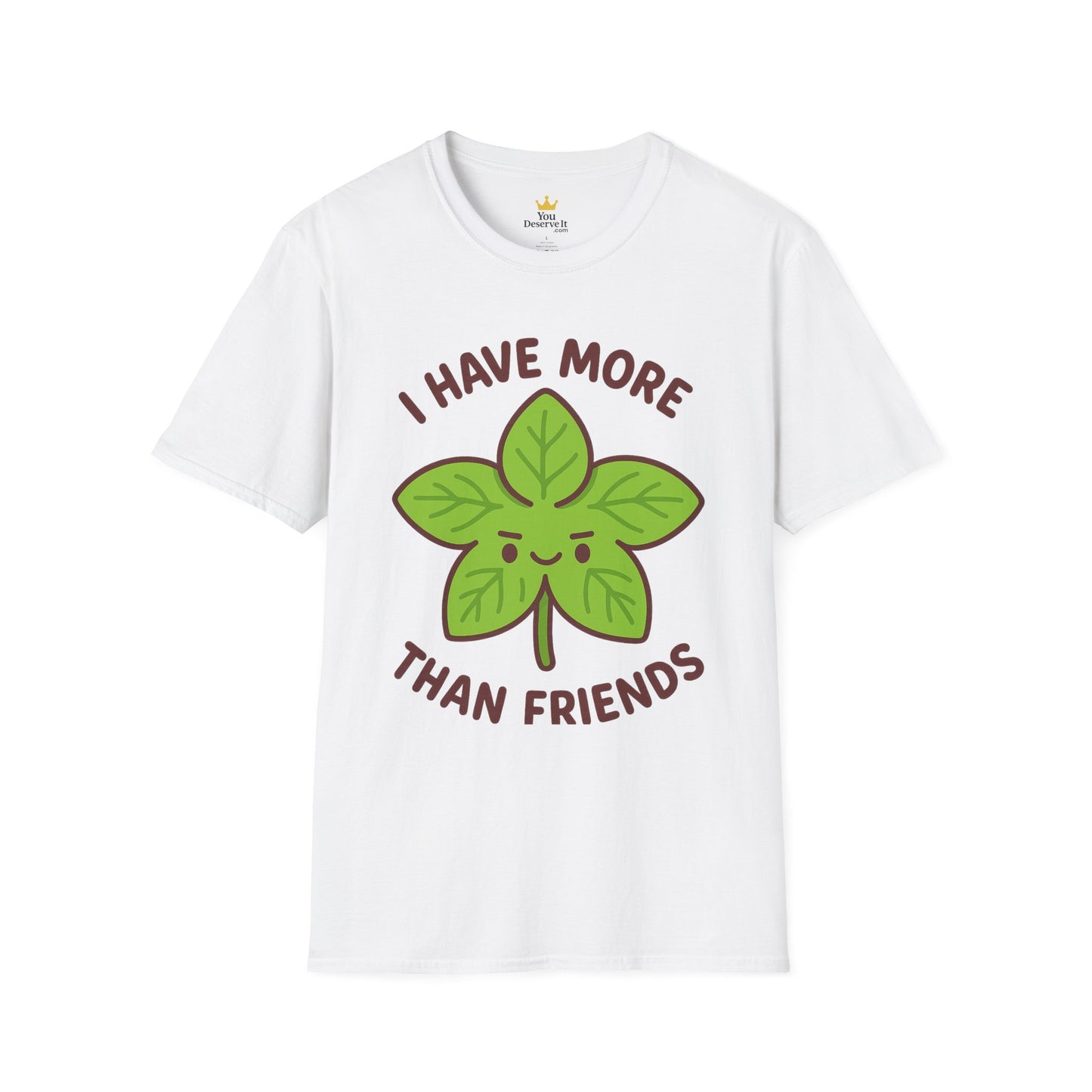 I Have More Basil Than Friends – Cute Kawaii Garden T-Shirt