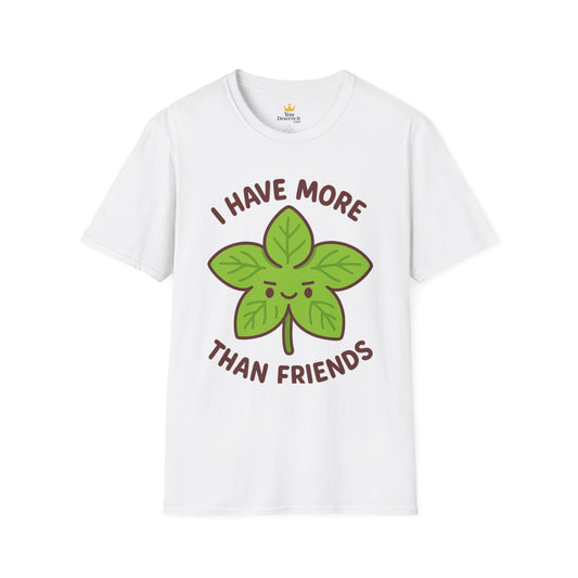 I Have More Basil Than Friends – Cute Kawaii Garden T-Shirt