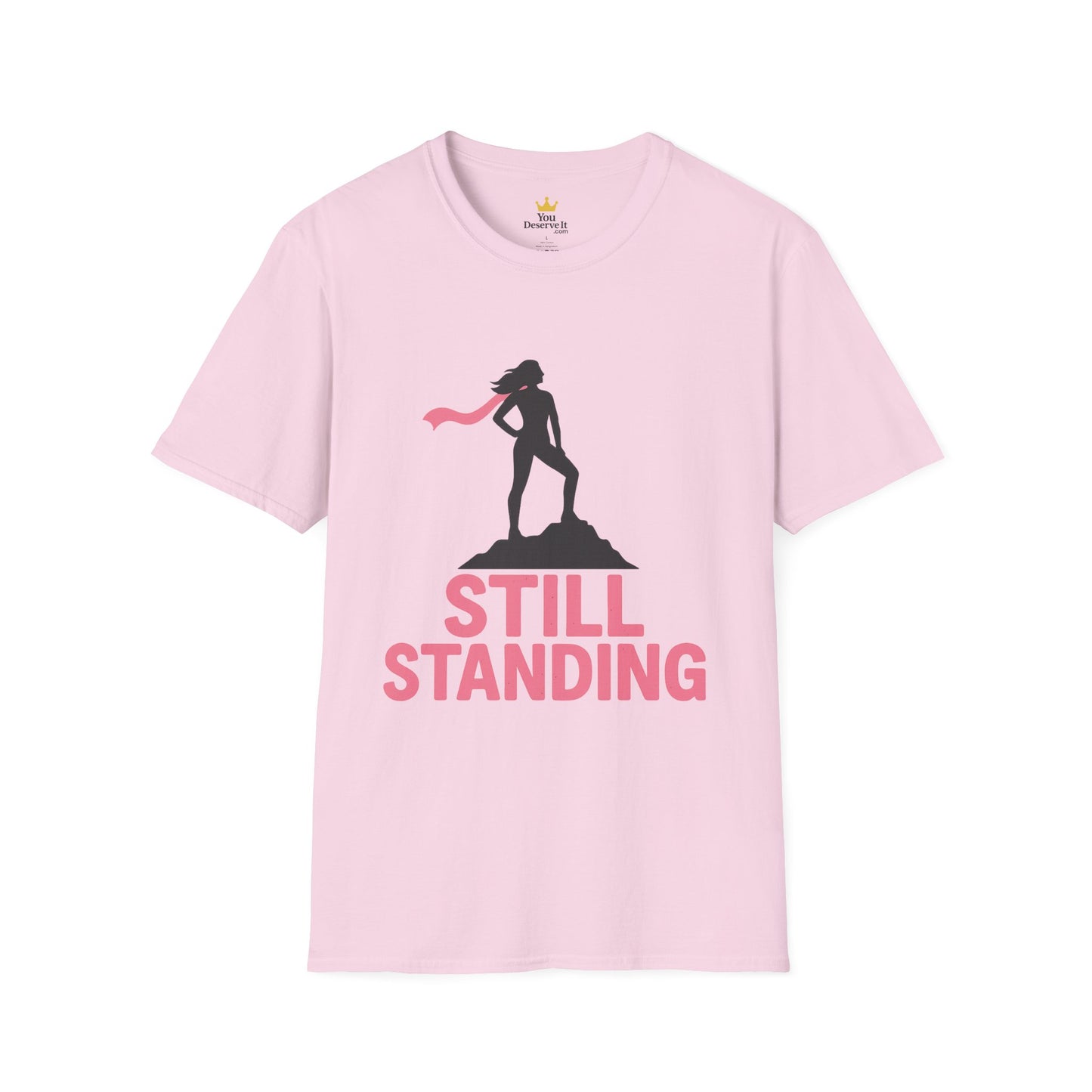 Still Standing Breast Cancer Warrior Shirt | Survivor Strength Tee for Women