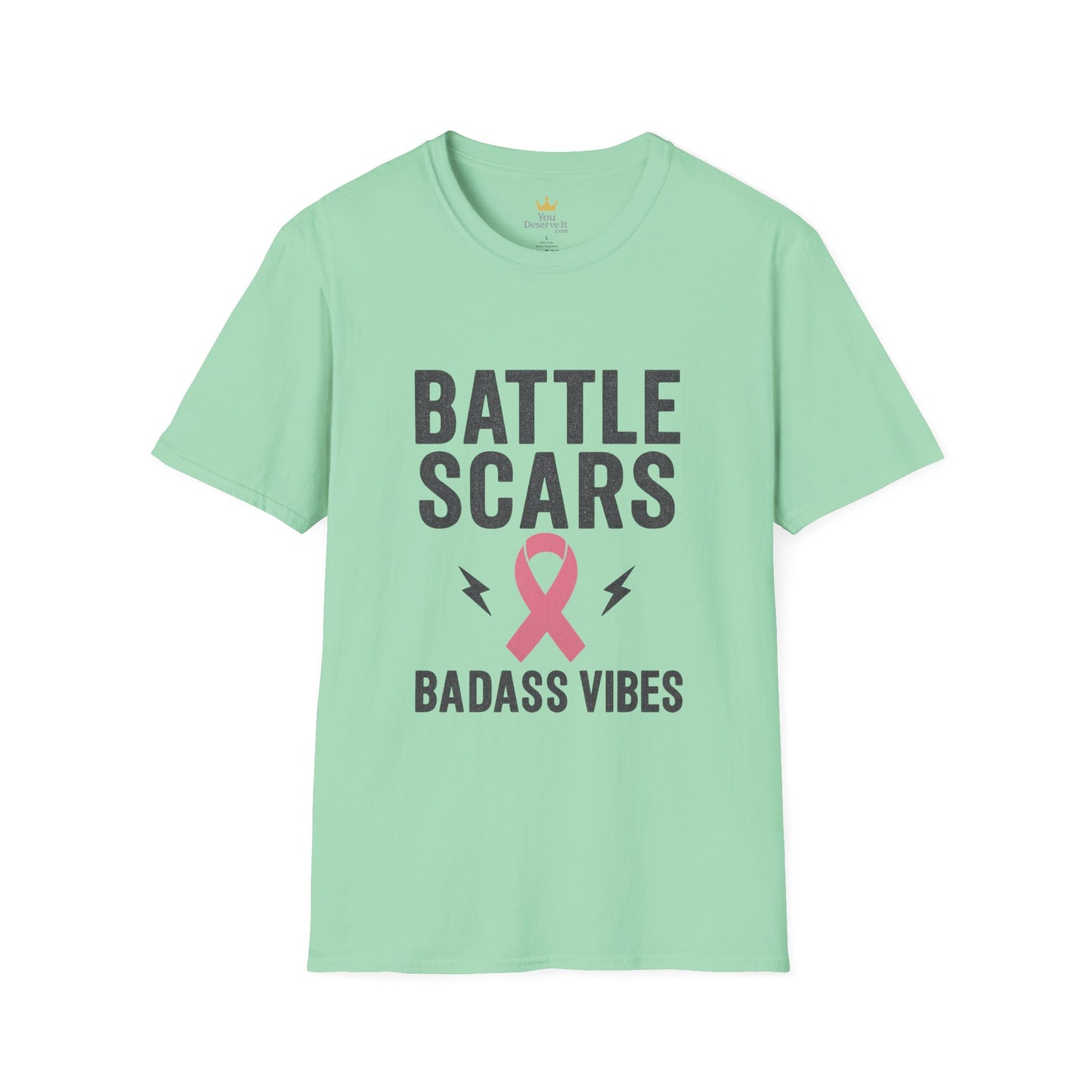 Battle Scars & Badass Vibes | Breast Cancer Warrior Tee