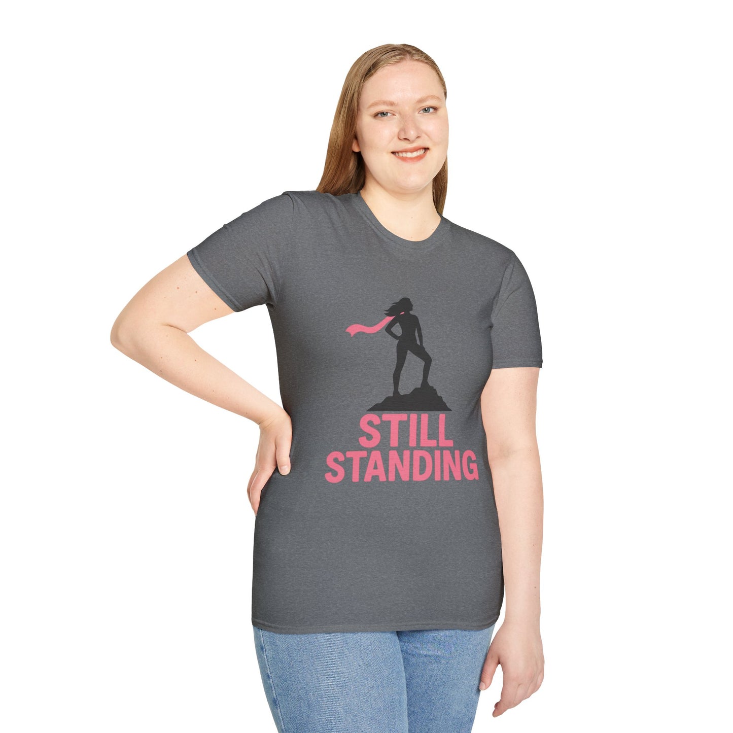 Still Standing Breast Cancer Warrior Shirt | Survivor Strength Tee for Women