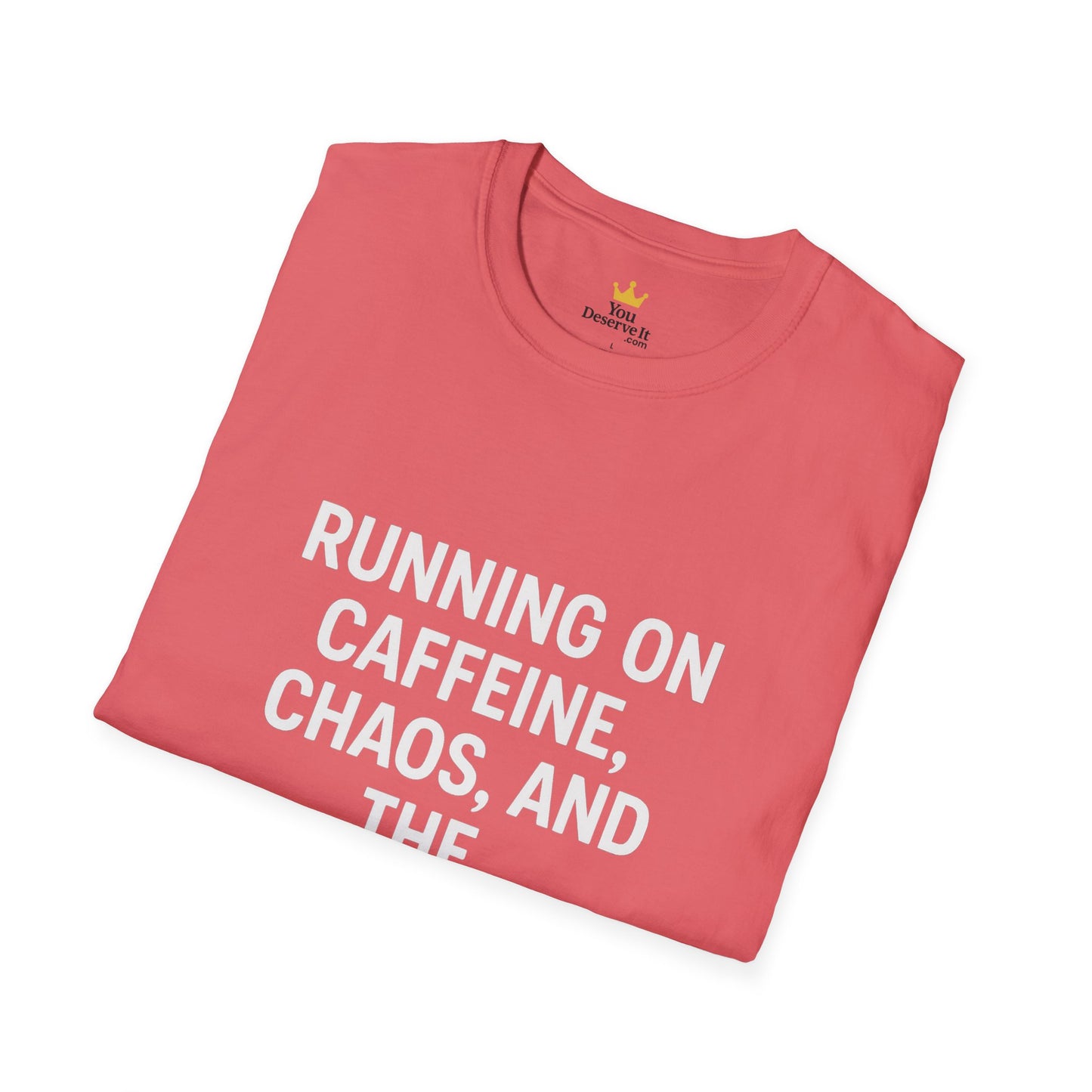 Caffeine Chaos & Audacity Shirt | Funny Sarcastic Quote Tee | Introvert Humor Gift