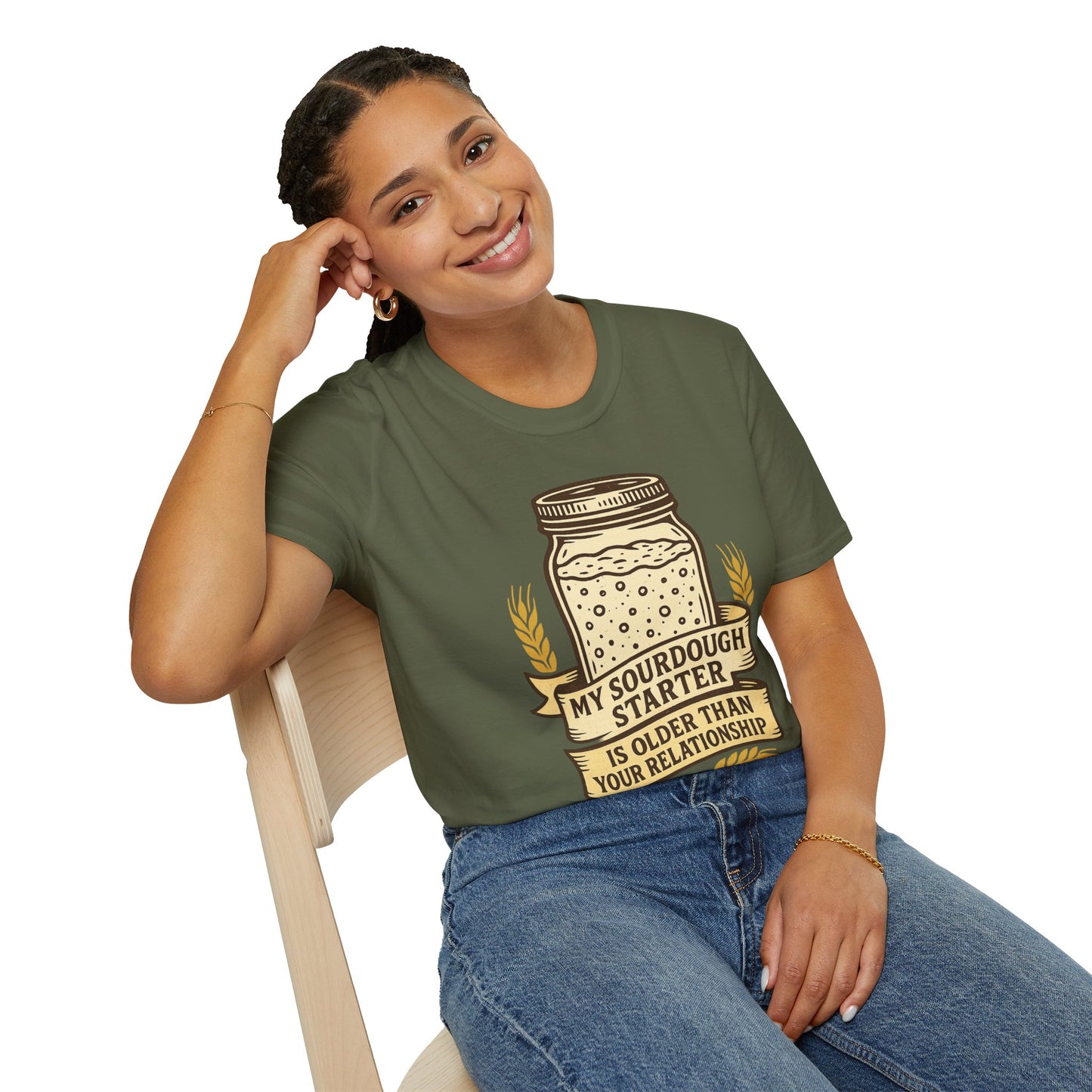 My Sourdough Starter Is Older Than Your Relationship – Vintage Bread Lover T-Shirt