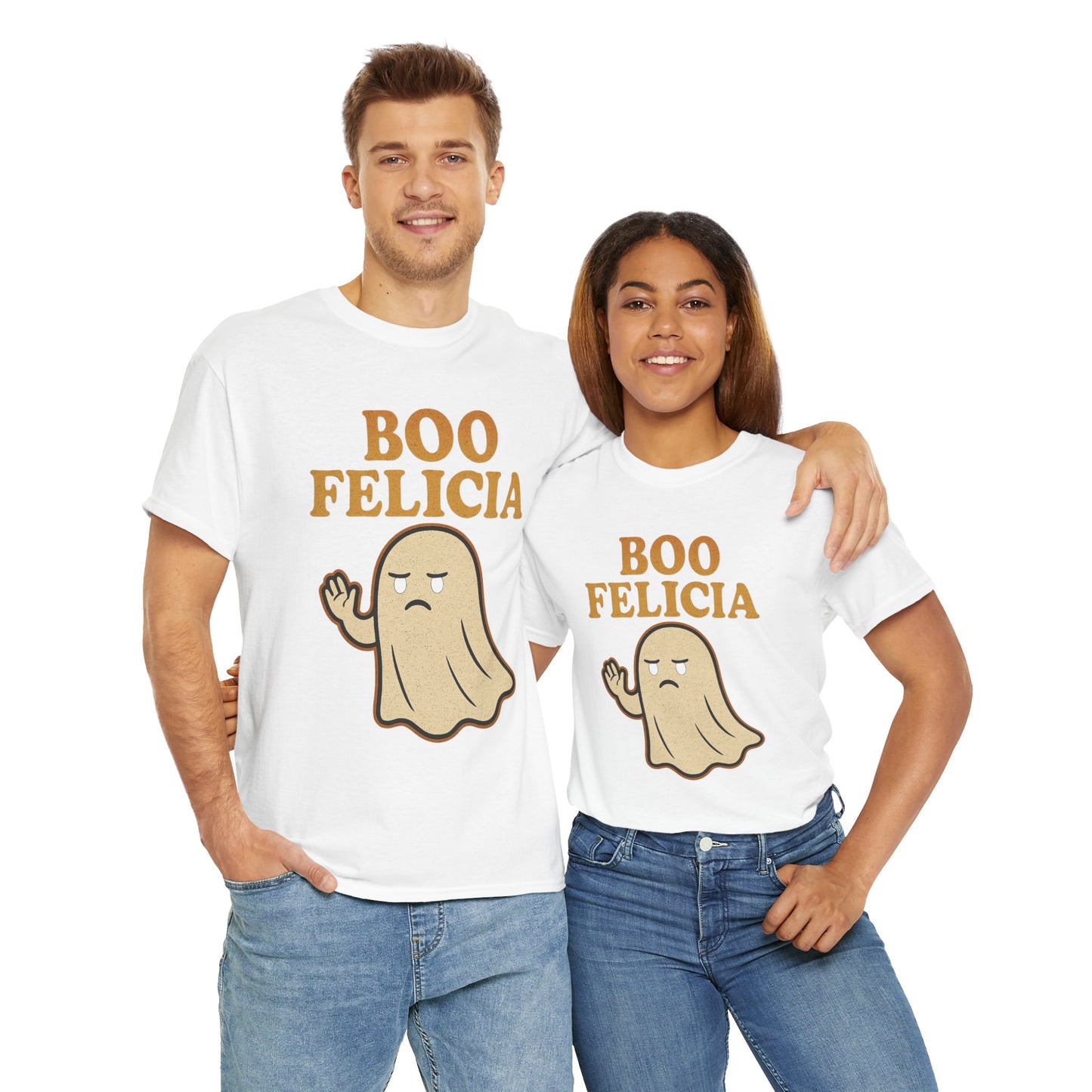 Boo Felicia Shirt | Funny Halloween Ghost T-Shirt for Women & Men