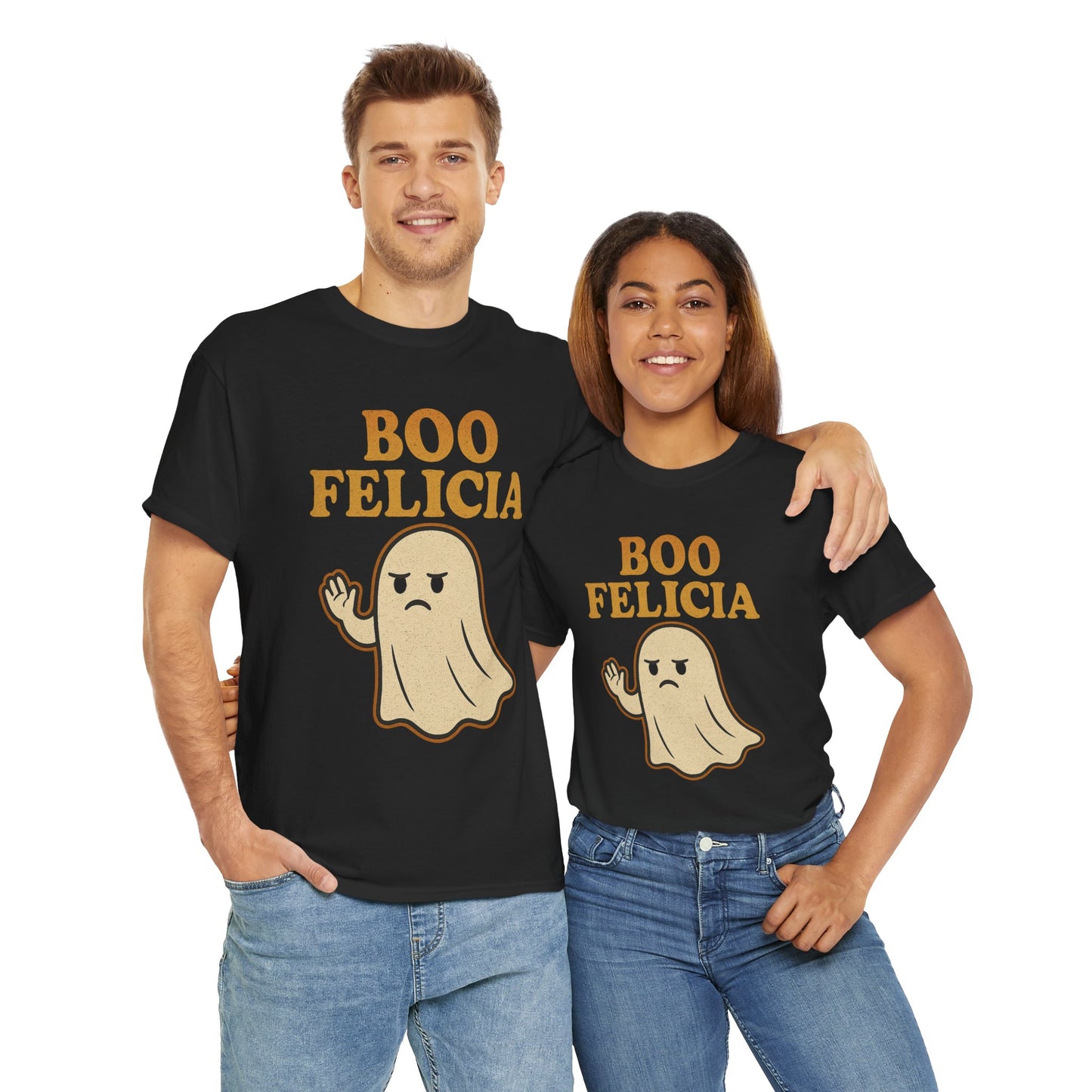 Boo Felicia Shirt | Funny Halloween Ghost T-Shirt for Women & Men